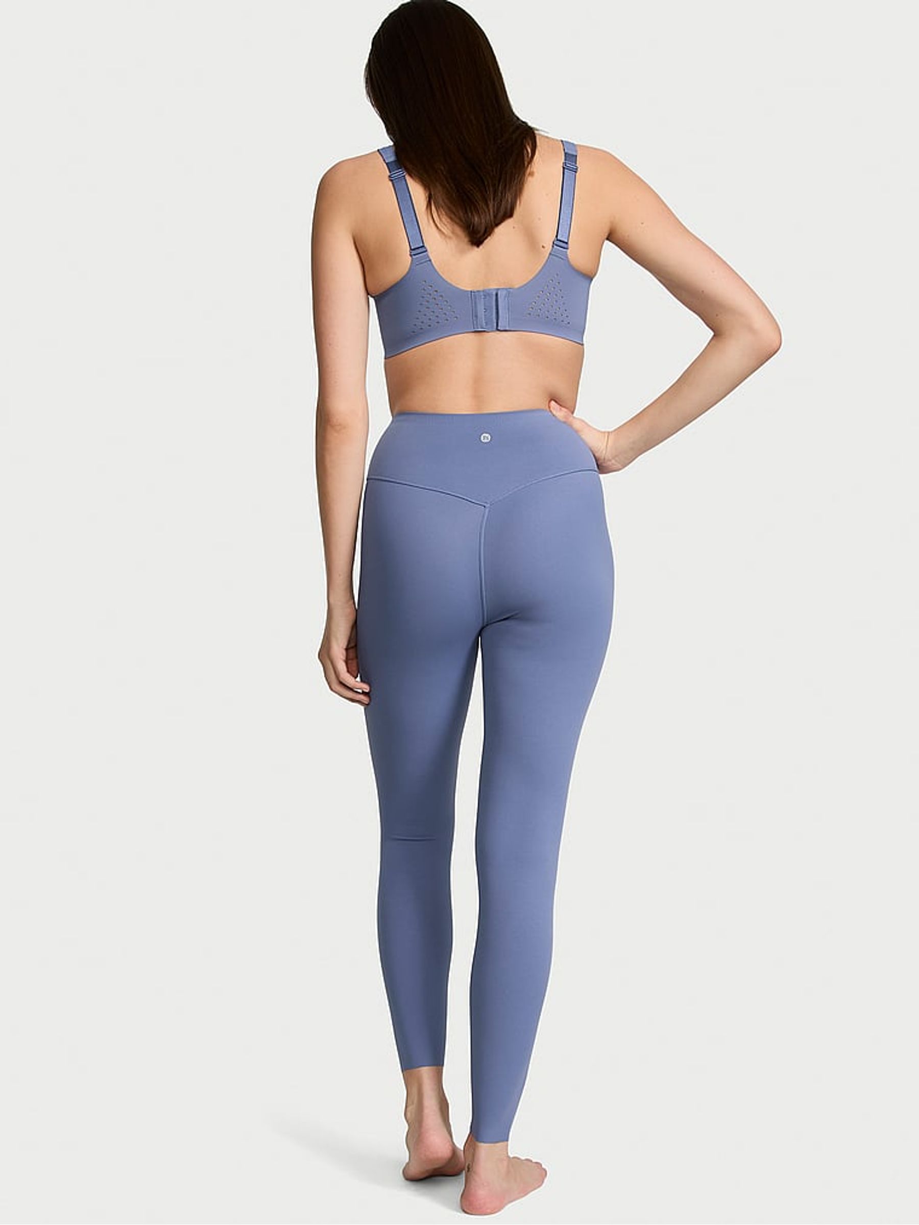 Velvet Morning Blue 7/8 Length VS Elevate Light Compression Leggings - Image 2 of 3
