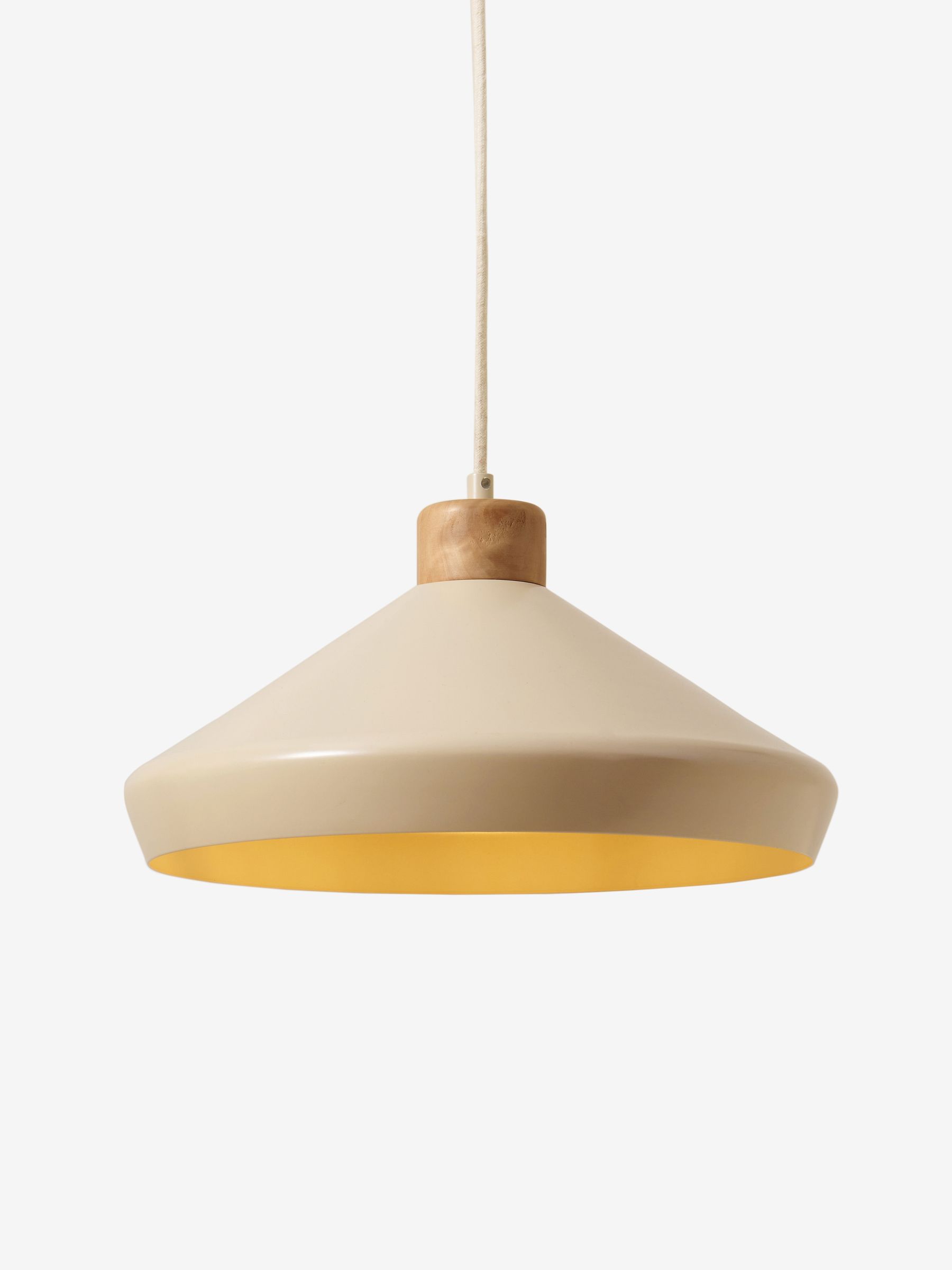 Albert Pendant Ceiling Light in Cream - Image 3 of 3