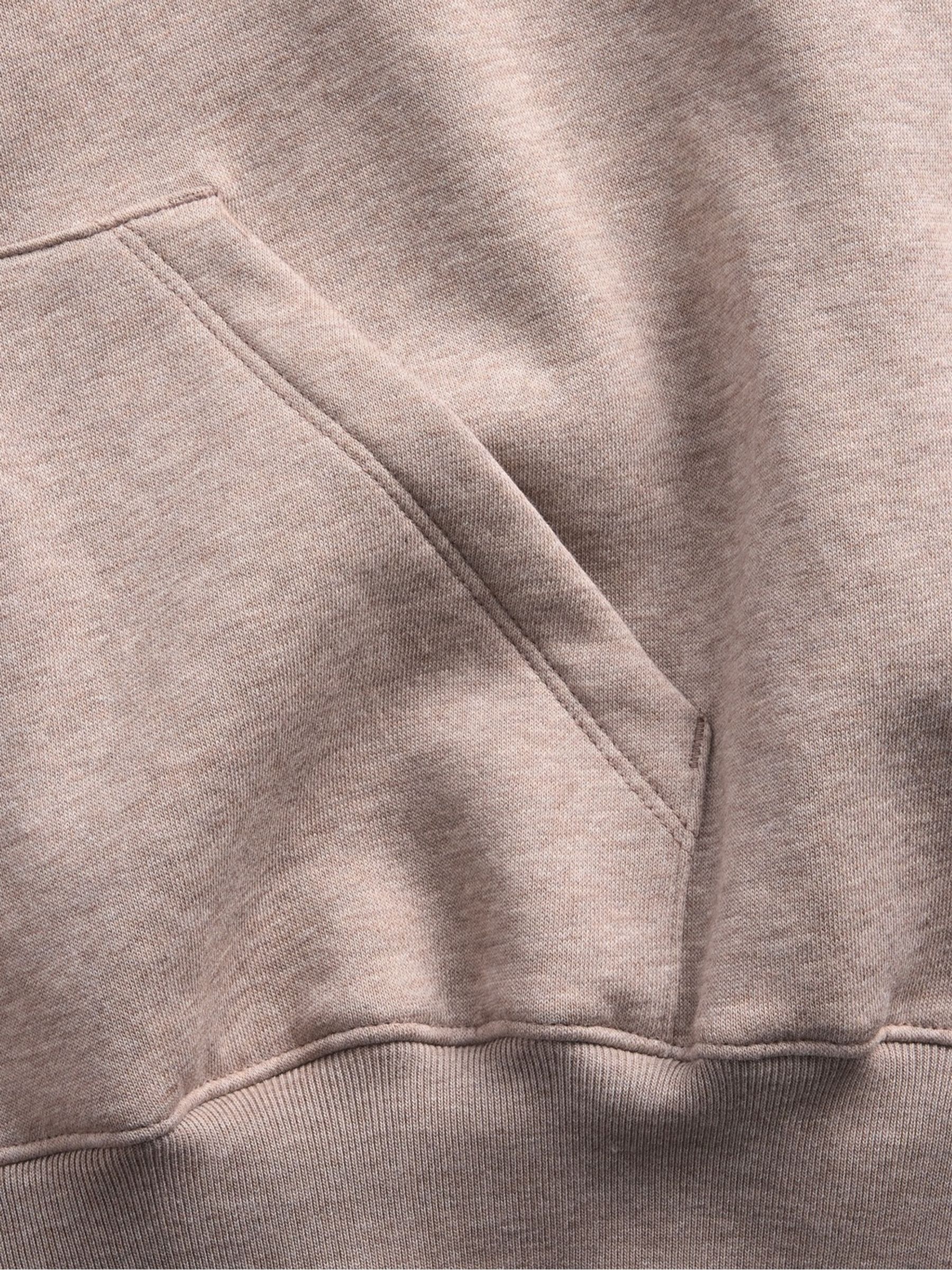 Cool Brown VintageSoft Wedge Zip-up Hoodie - Image 5 of 6