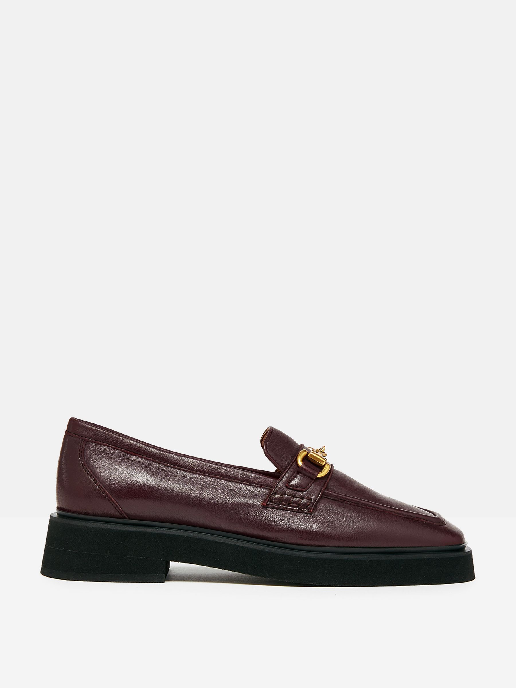 Marnie Burgundy Red Chunky Loafers - Image 1 of 5