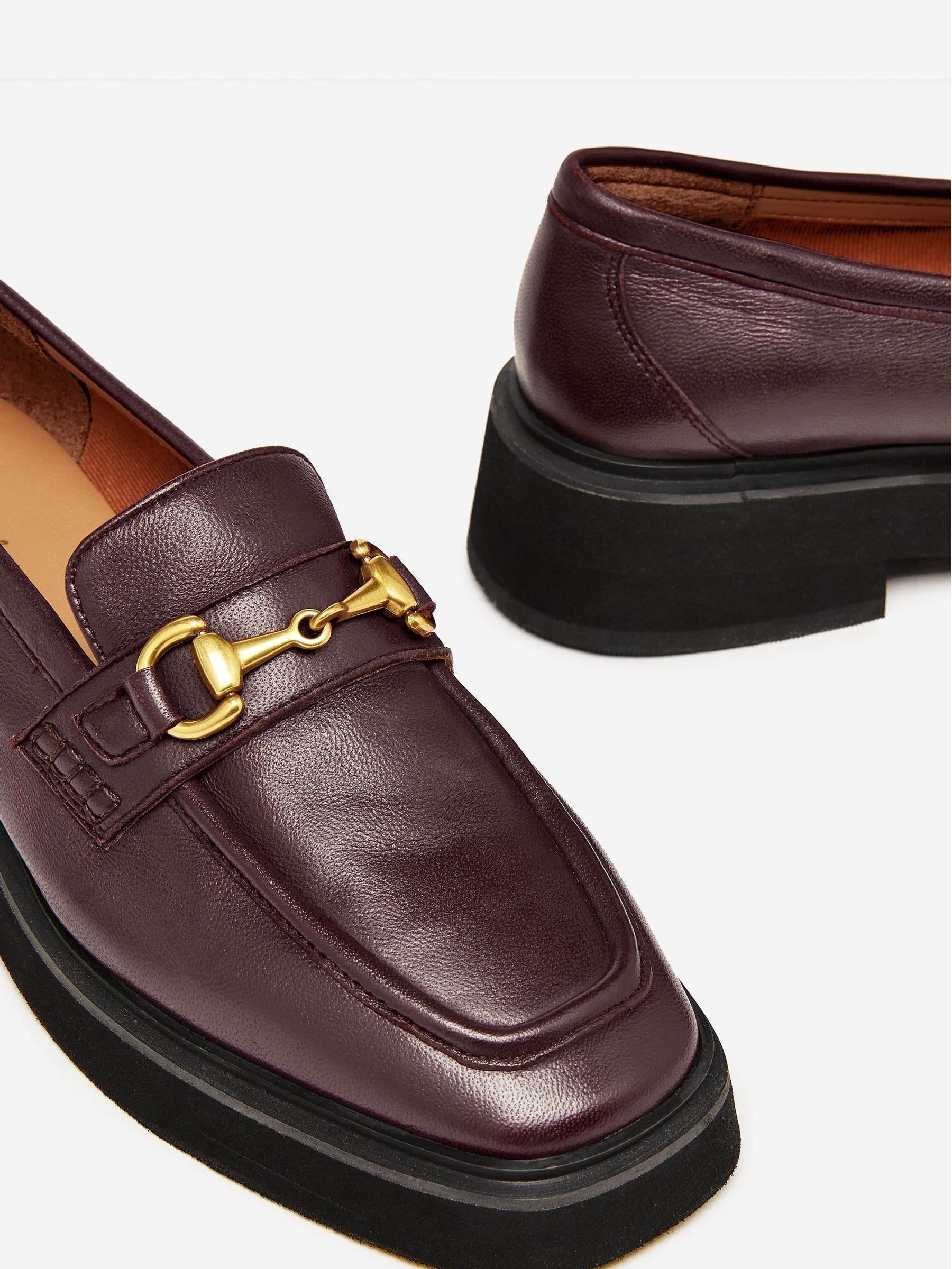 Marnie Burgundy Red Chunky Loafers - Image 5 of 5