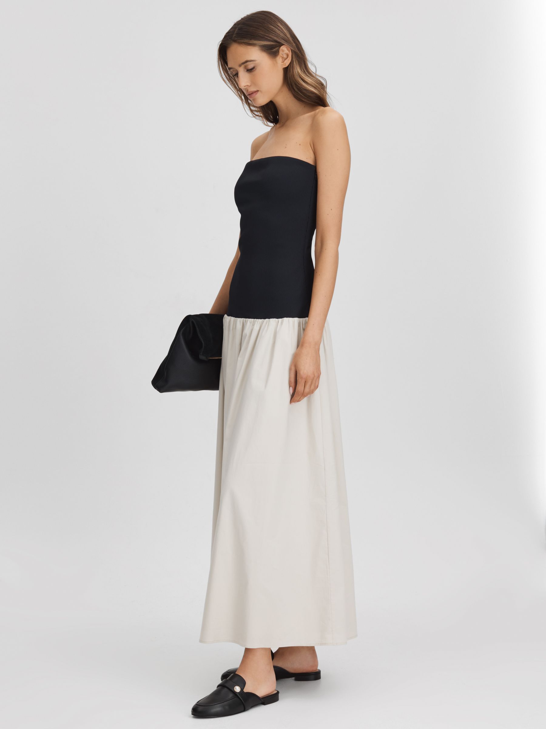 Camilla Elphick Leather Slip-On Flats in Black - Image 2 of 5