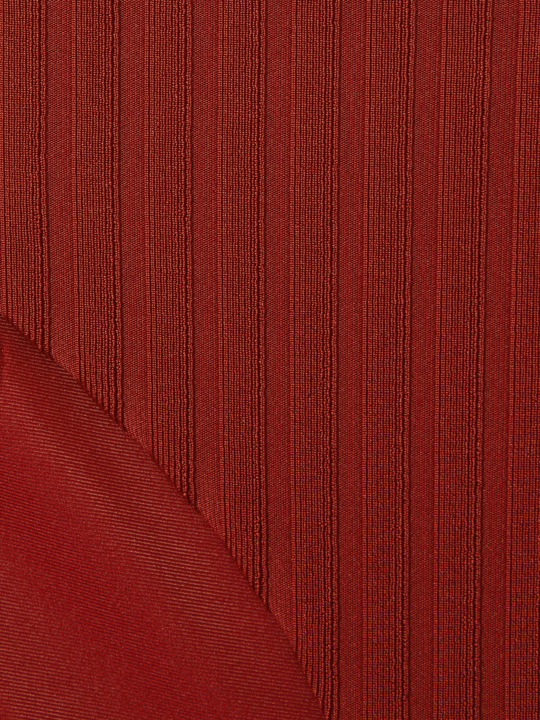 Underwear Ribbed Bikini Bottoms in Dark Magma Red - Image 2 of 2
