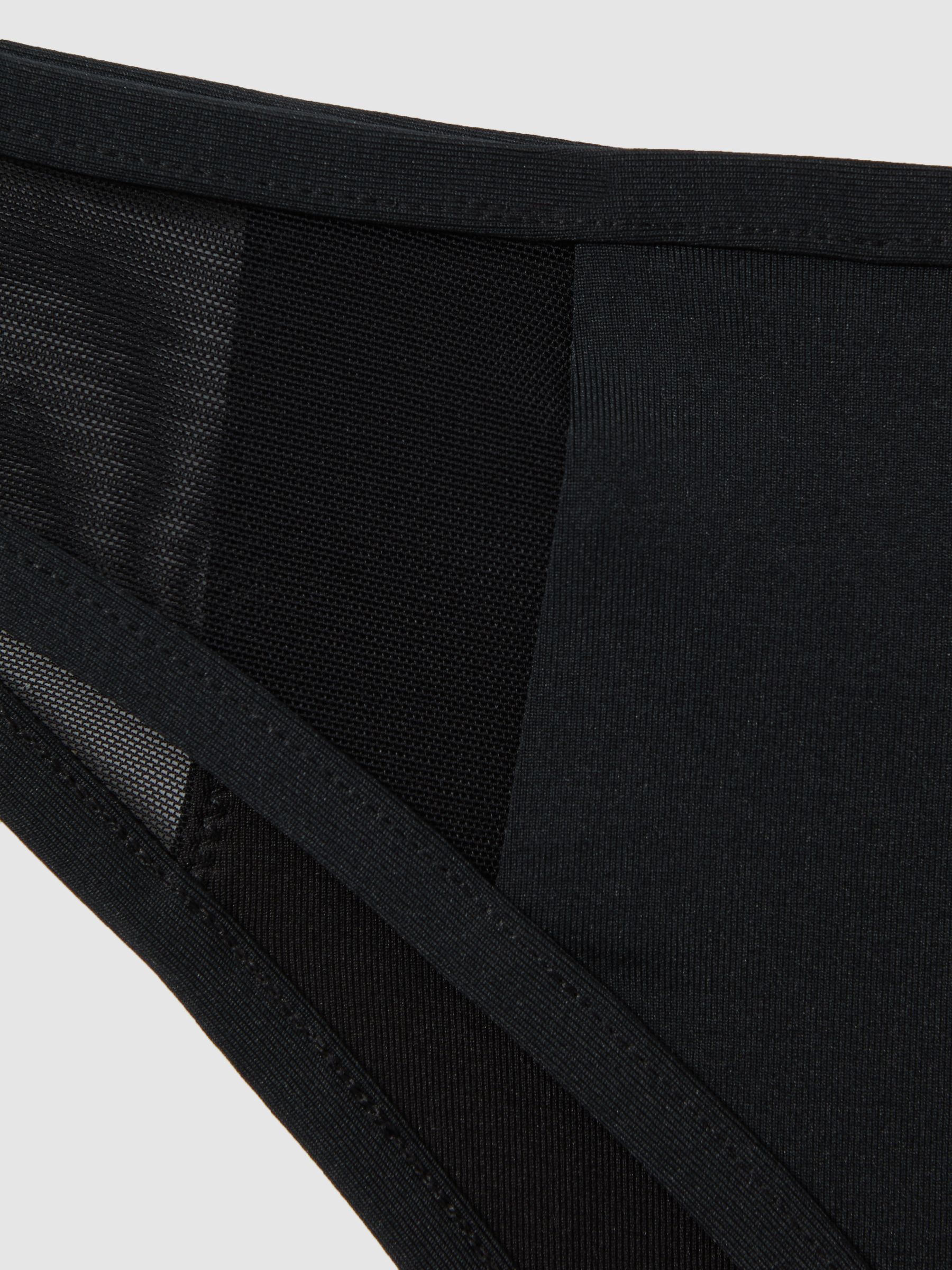 Calvin Klein Underwear Mesh Bikini Bottoms in Black - Image 2 of 2