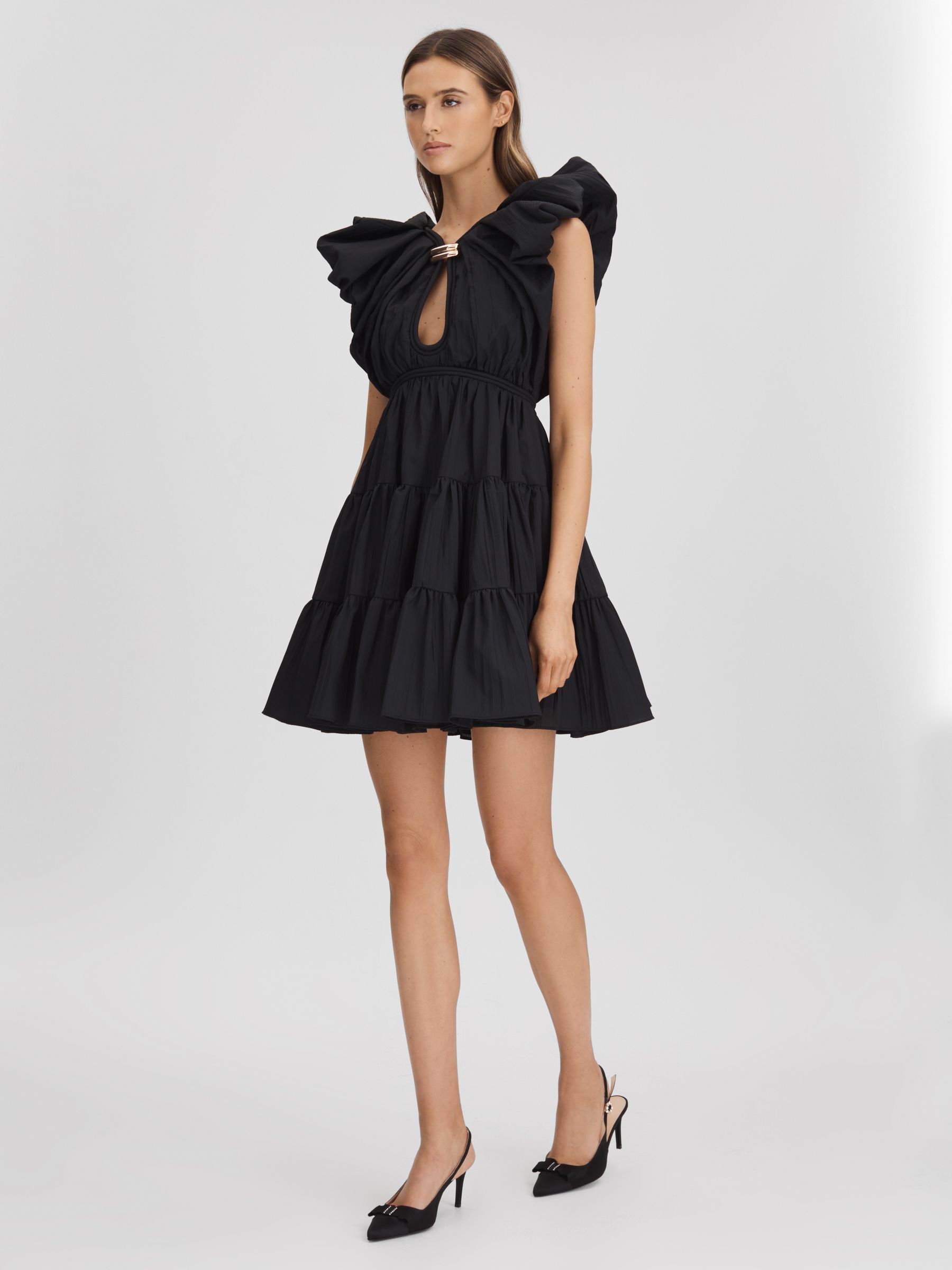 Camilla Elphick Slingback Heels in Black - Image 2 of 4