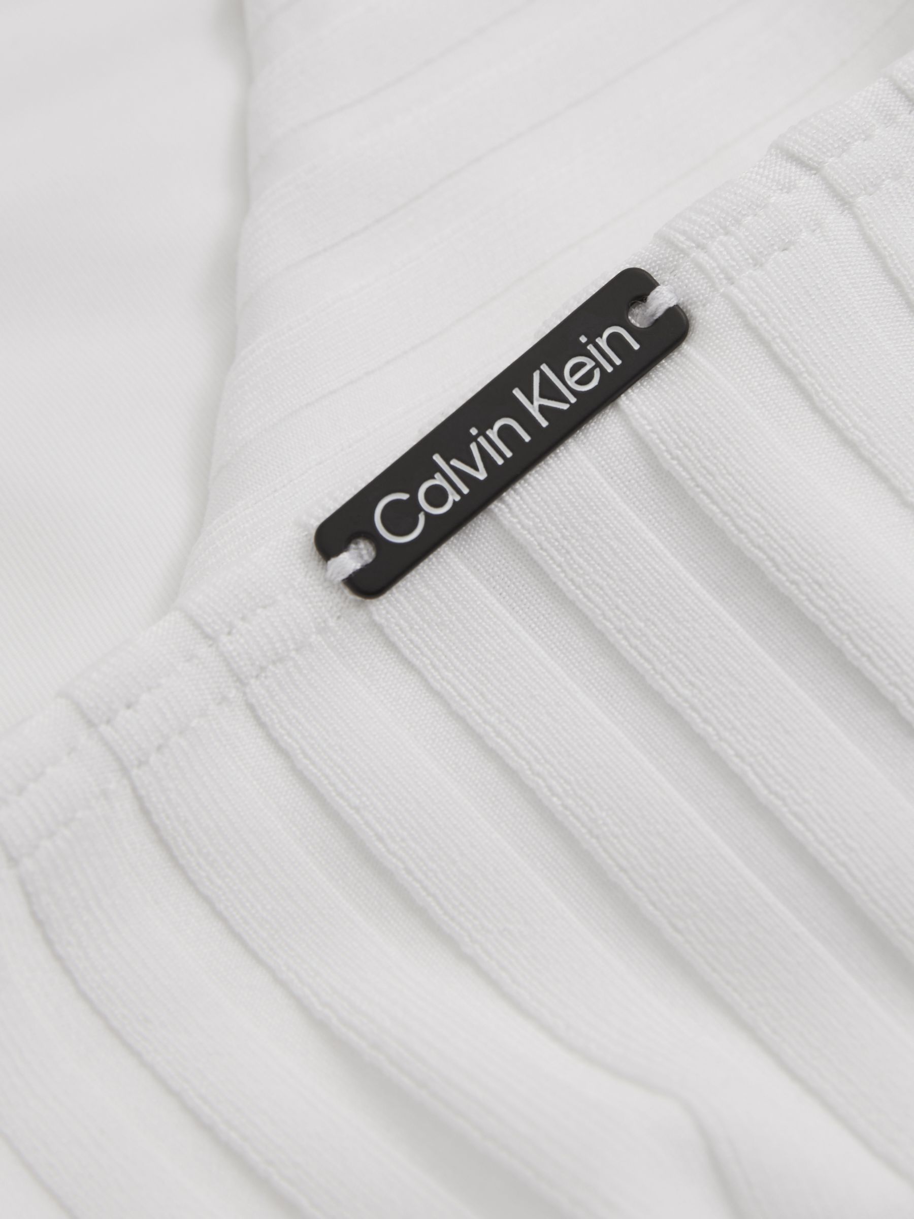 Calvin Klein White Calvin Klein Underwear Ribbed Bikini Bottoms - image 1
