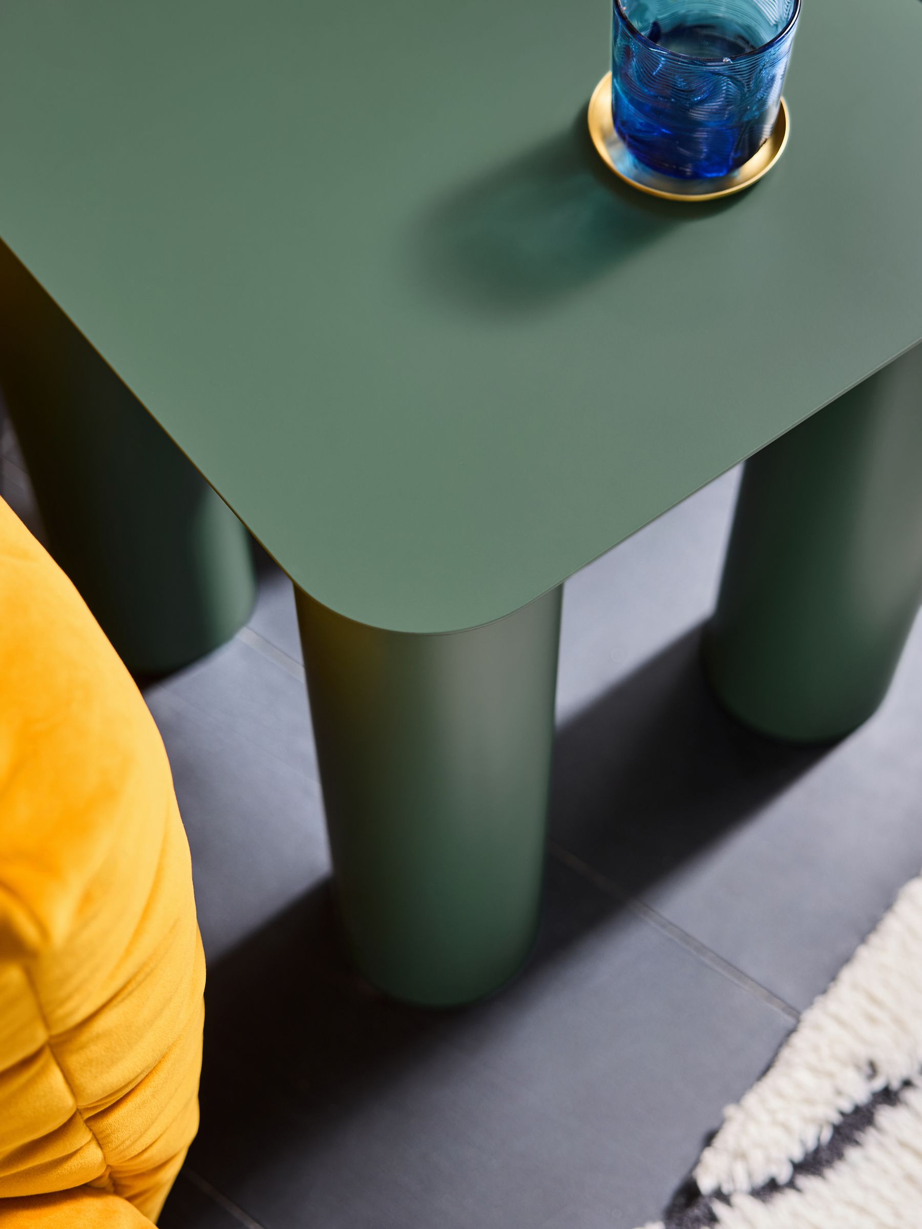 Otis Side Table in Dark Green - Image 3 of 3