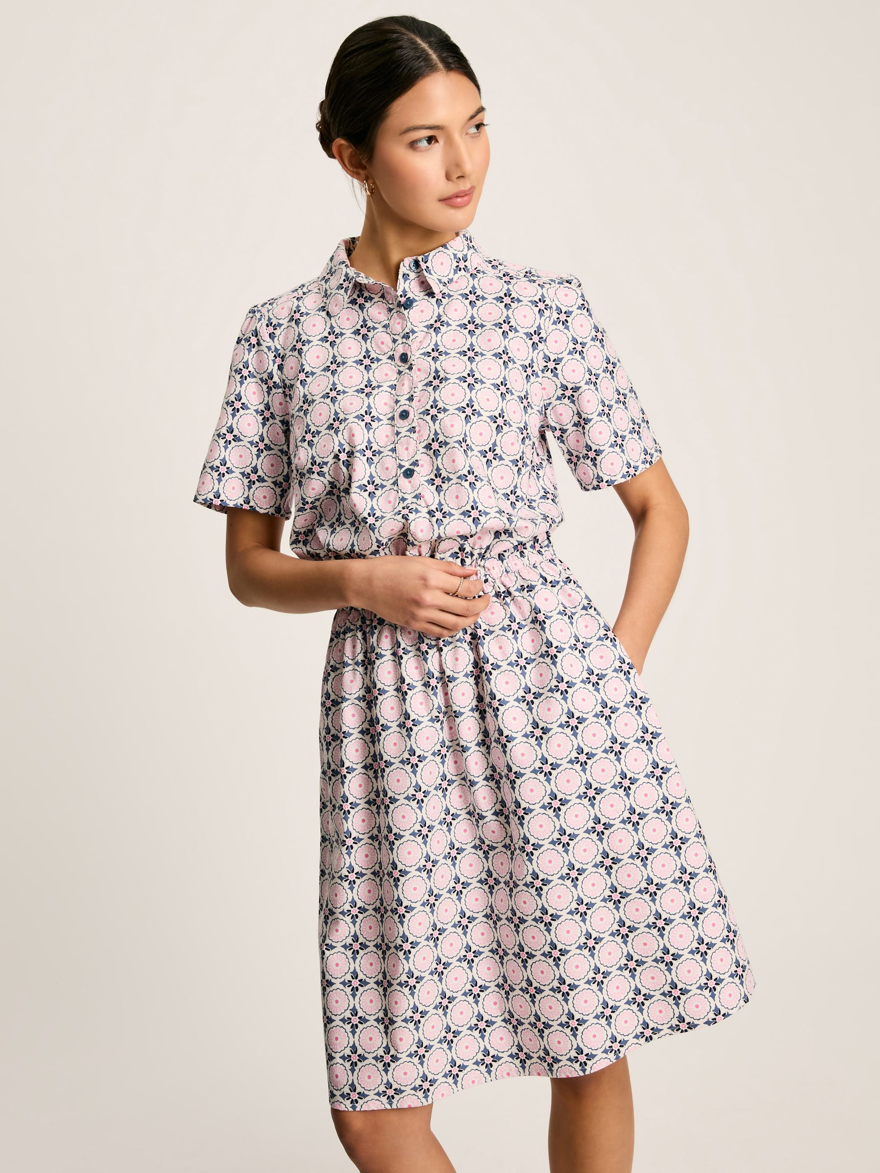 Opal Pink & Blue Printed Tennis Dress - Image 1 of 7