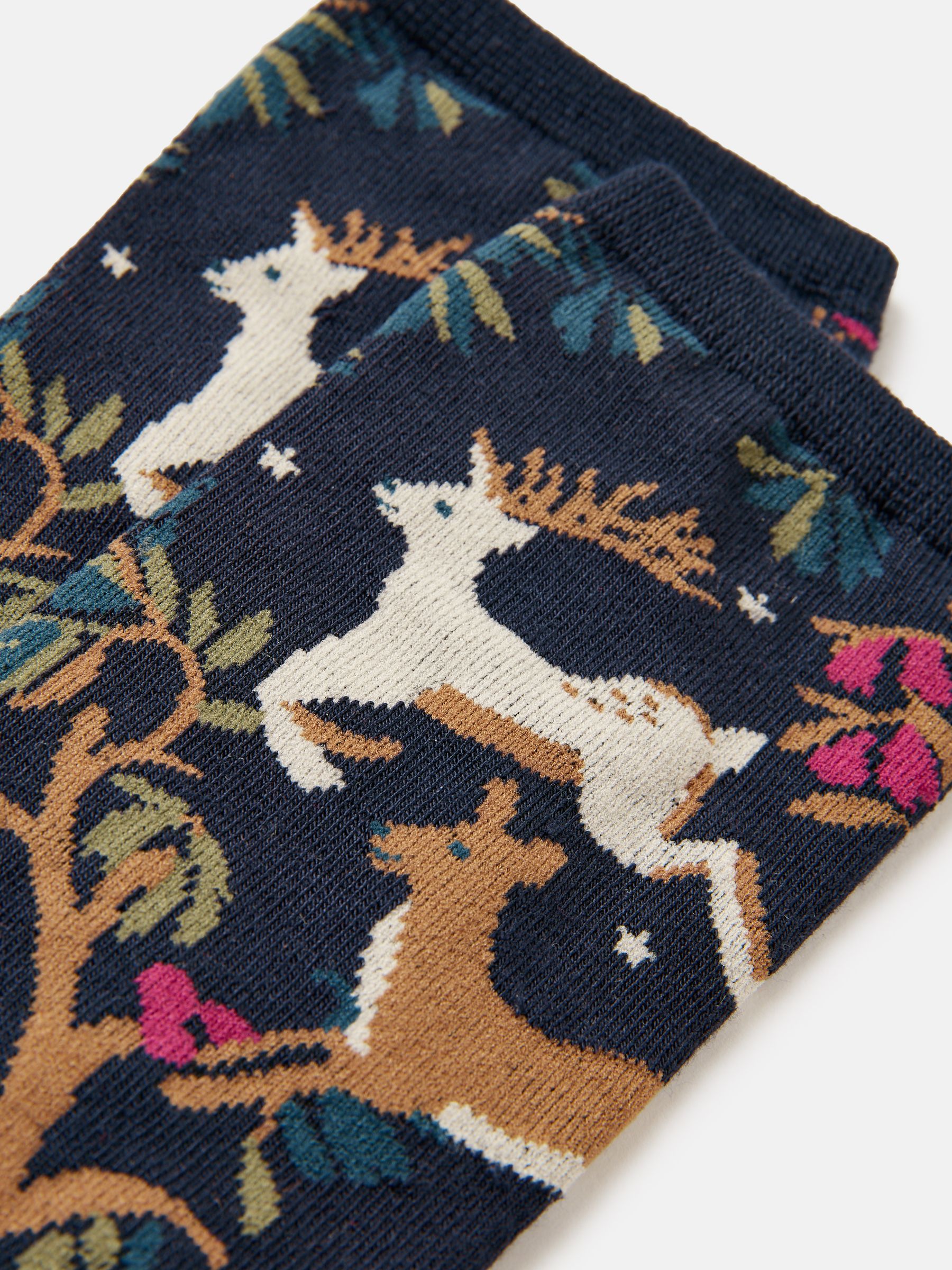 Excellent Everyday Navy Woodland Ankle Socks - Image 2 of 4