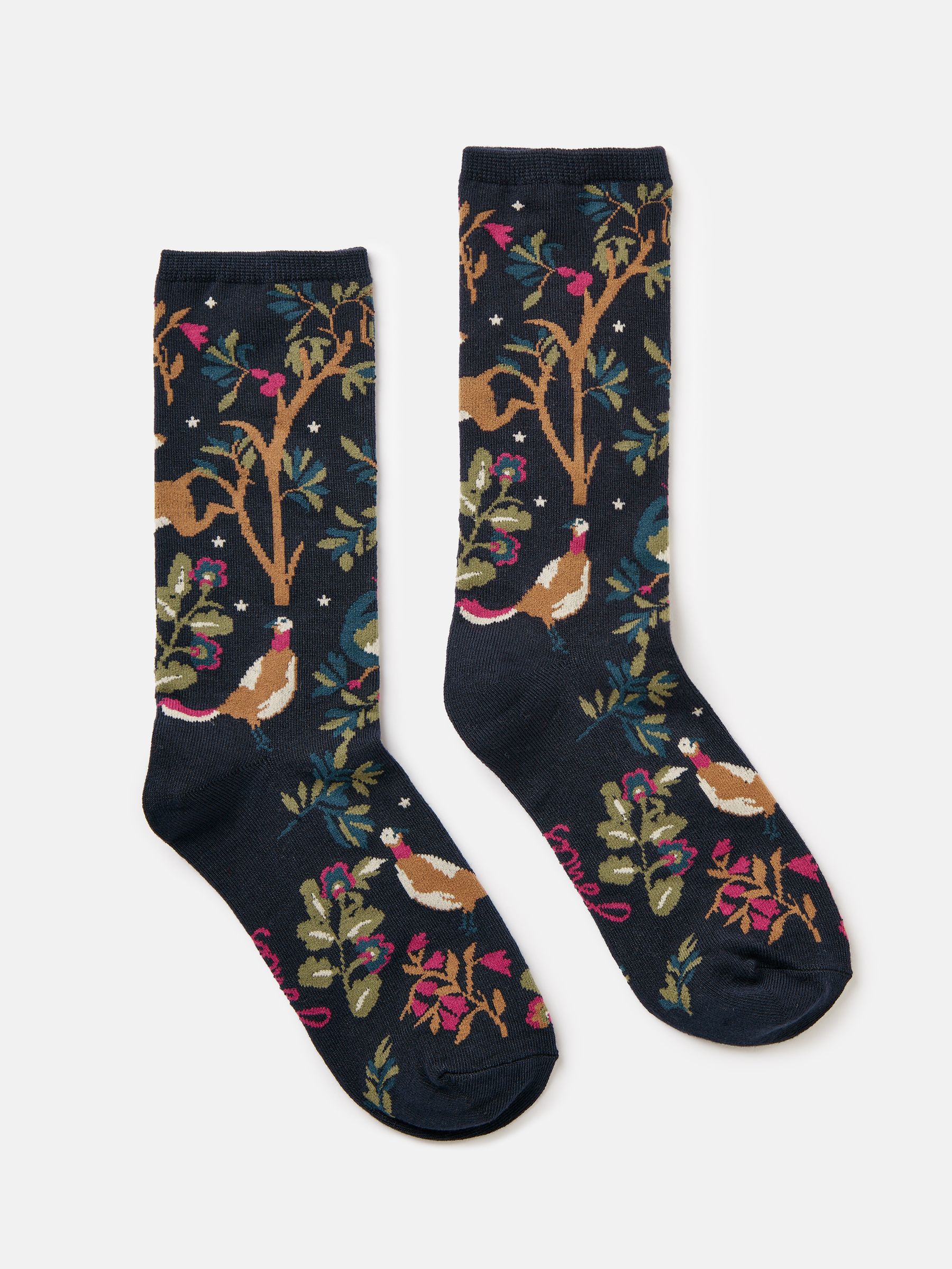 Excellent Everyday Navy Woodland Ankle Socks - Image 4 of 4
