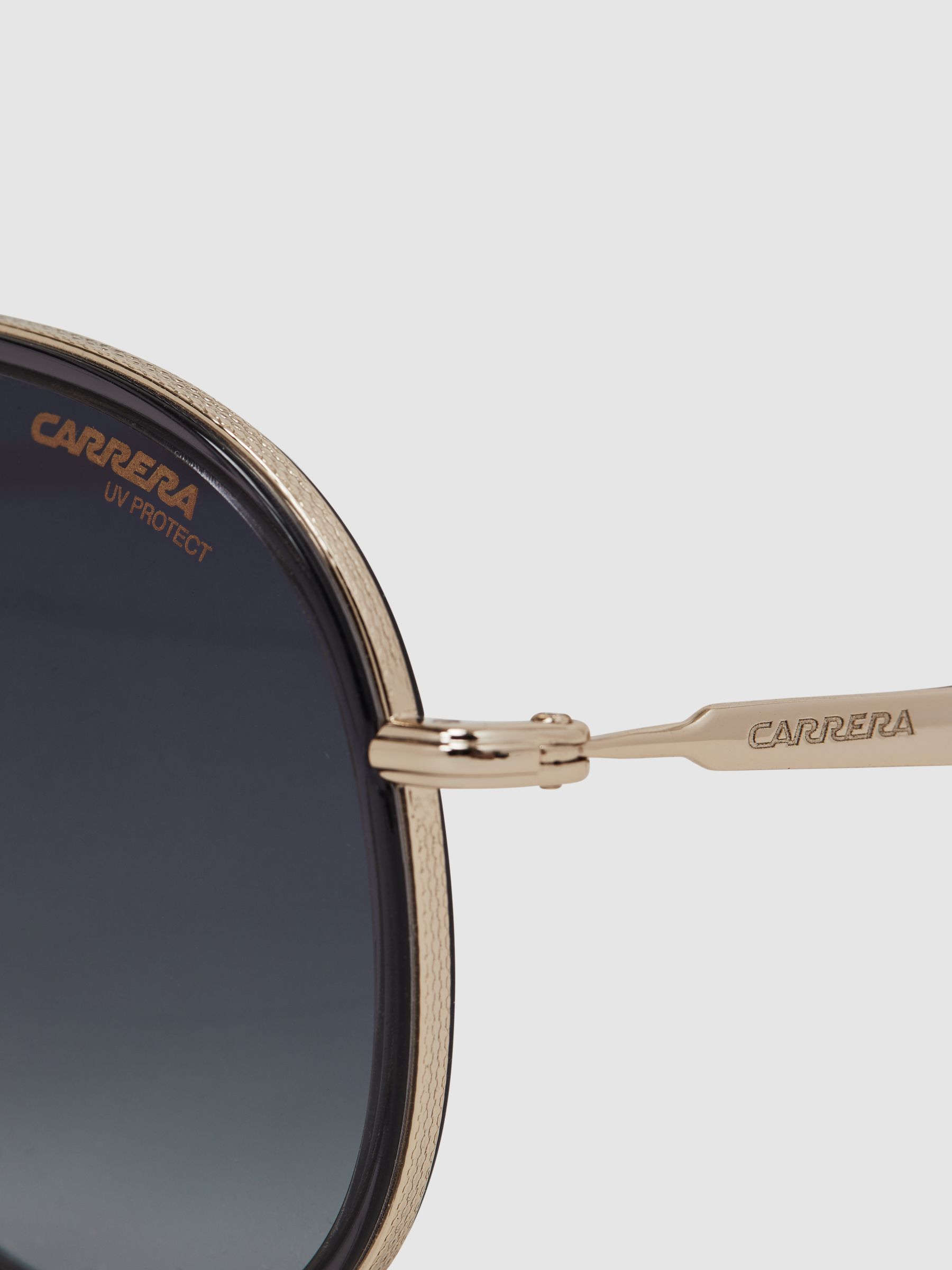 Carrera Eyewear Metal Sunglasses in Grey - Image 3 of 4