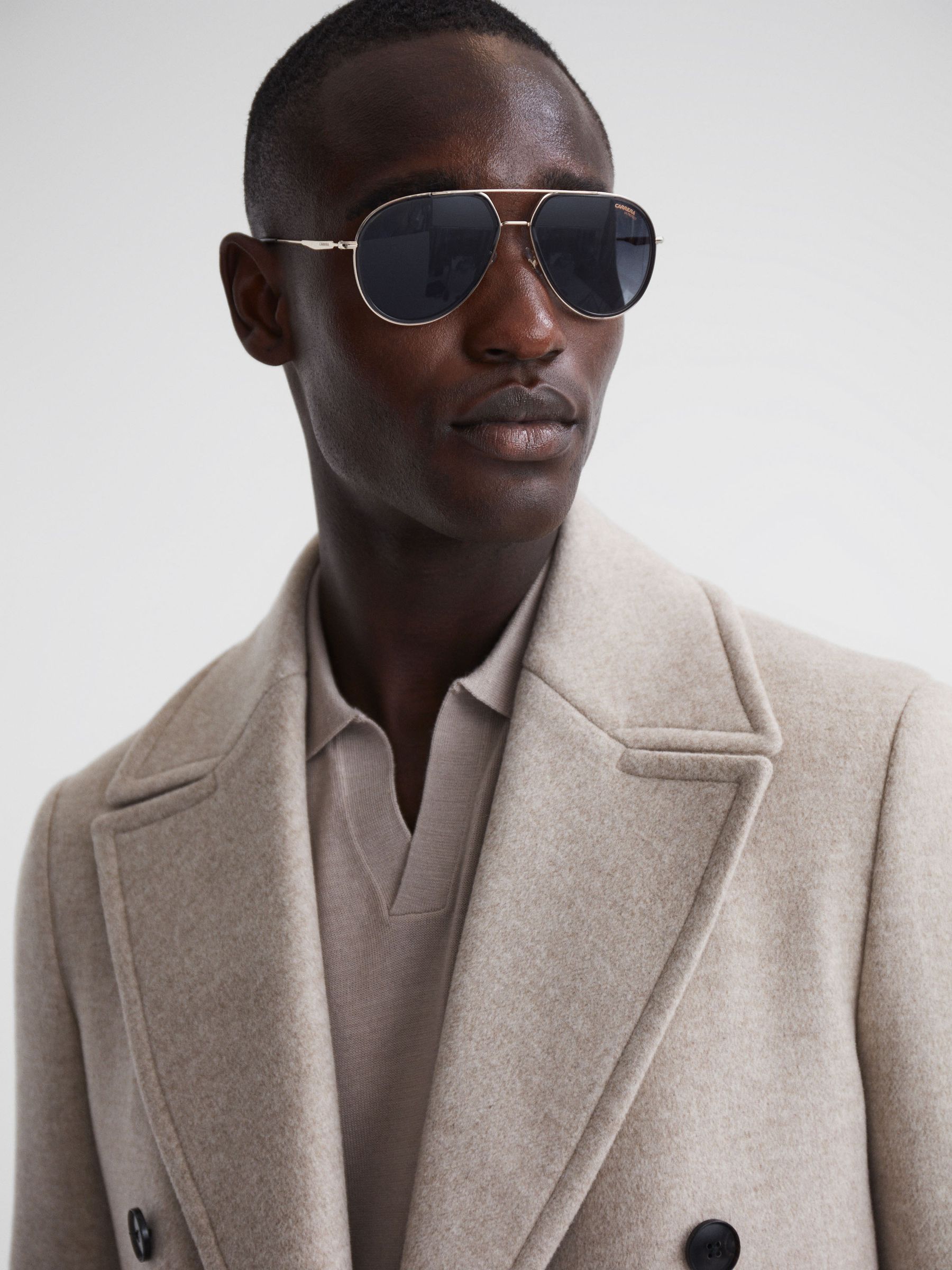 Carrera Eyewear Metal Sunglasses in Grey - Image 4 of 4