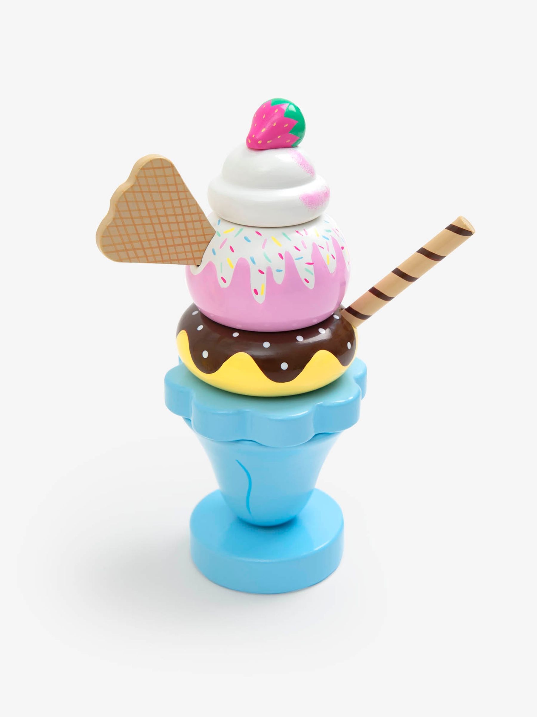 Wooden Ice Cream Stacking Toy - Image 1 of 5