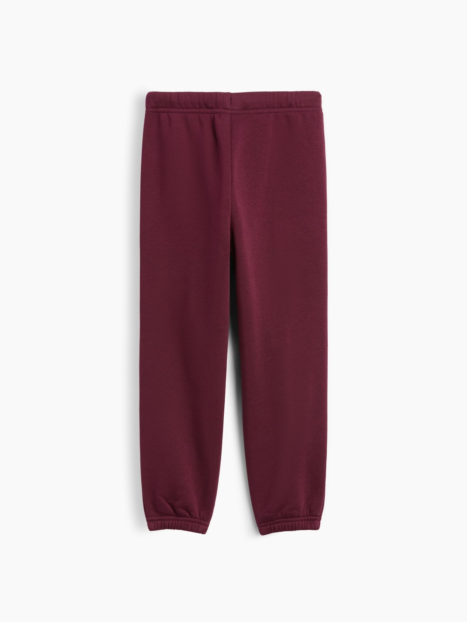 Burgundy Relaxed Pull On Logo Joggers - Image 2 of 3 Burgundy Relaxed Pull On Logo Joggers - Image 2 of 3