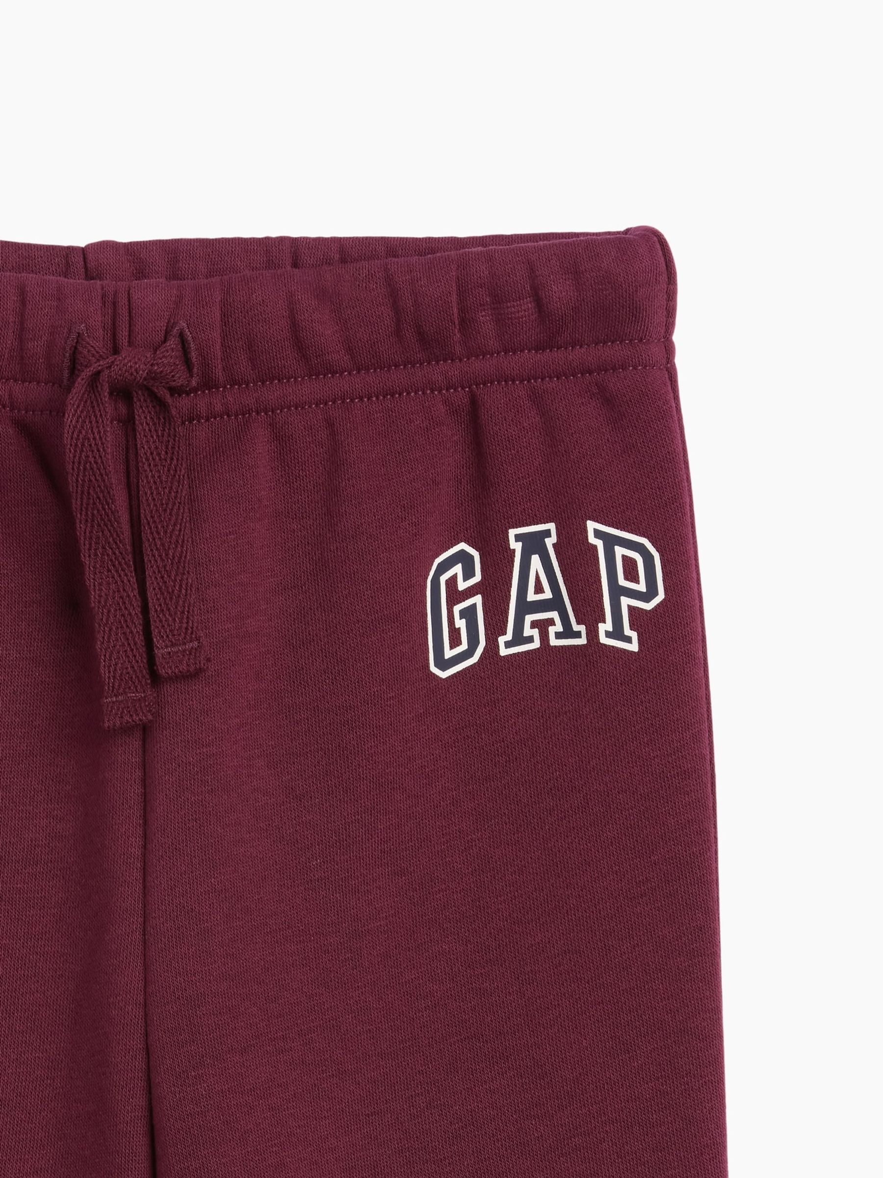 Burgundy Relaxed Pull On Logo Joggers - Image 3 of 3 Burgundy Relaxed Pull On Logo Joggers - Image 3 of 3