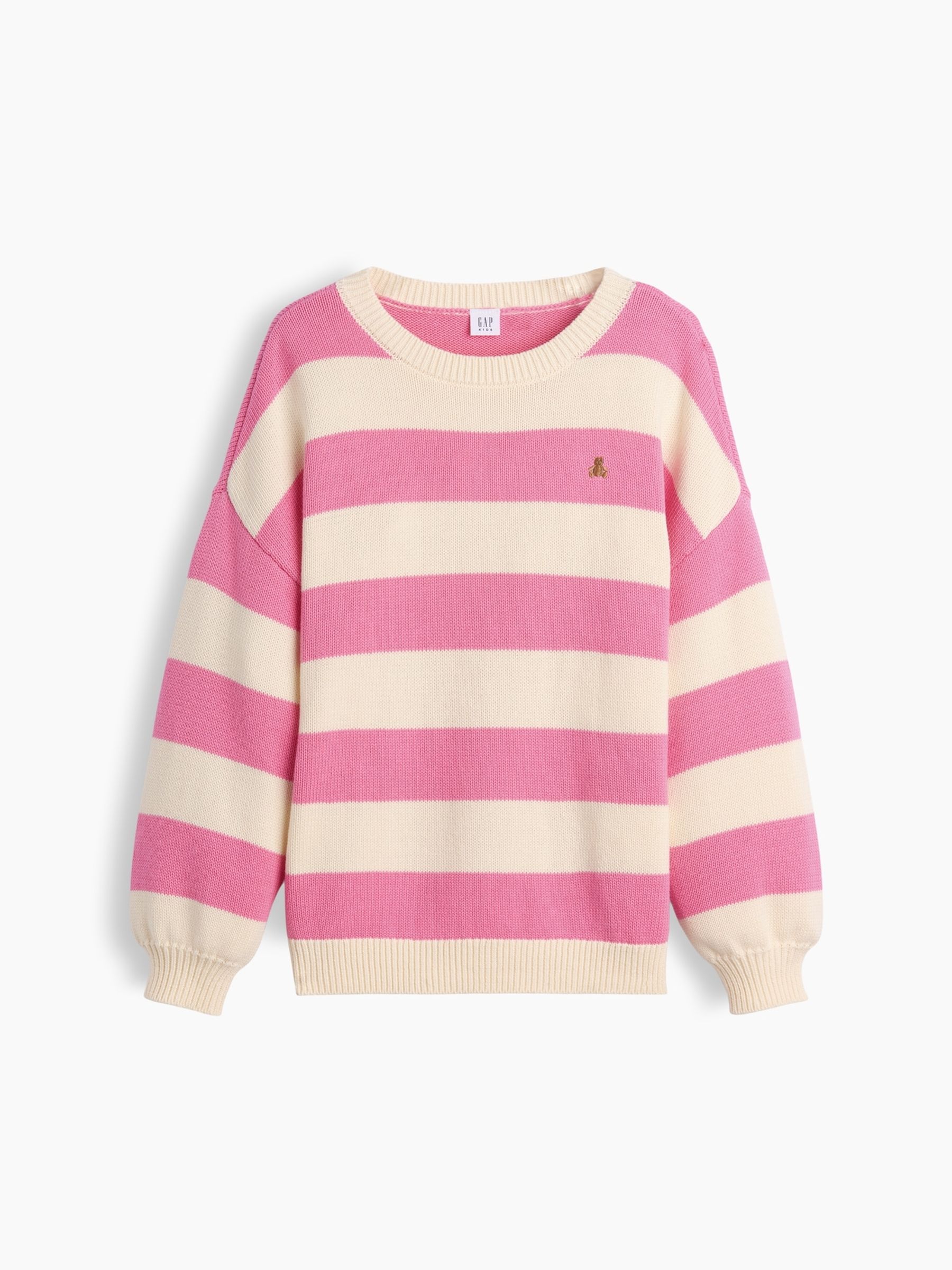 Pink Stripe Oversized Sweater - Image 4 of 5