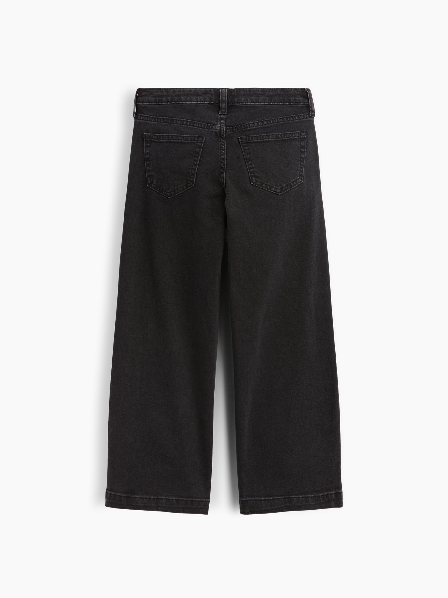 Black Star High Waisted Wide-Leg Ankle Jeans - Image 2 of 3
