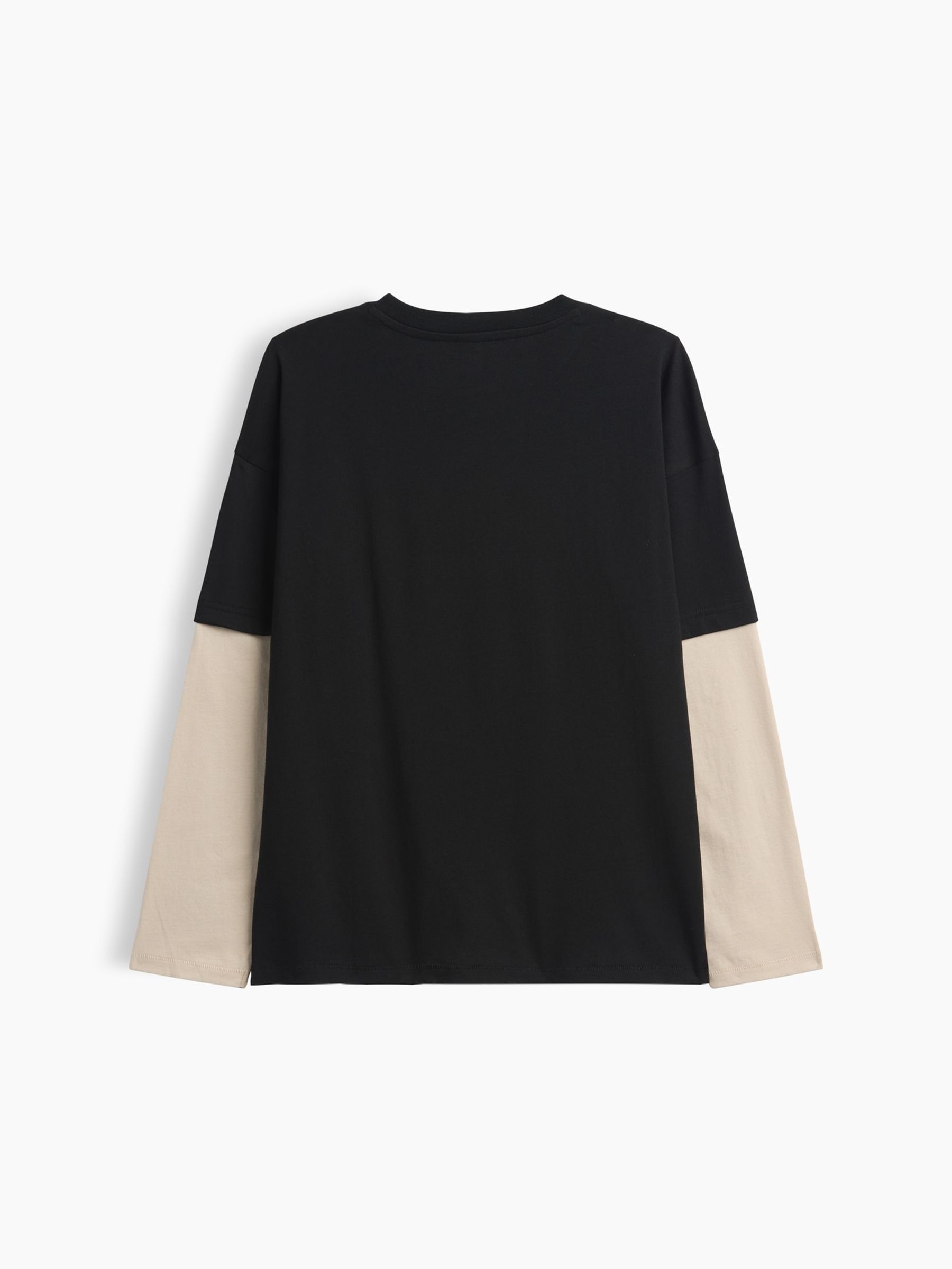 Black Gaming Relaxed Graphic Long Sleeve T-Shirt - Image 2 of 3