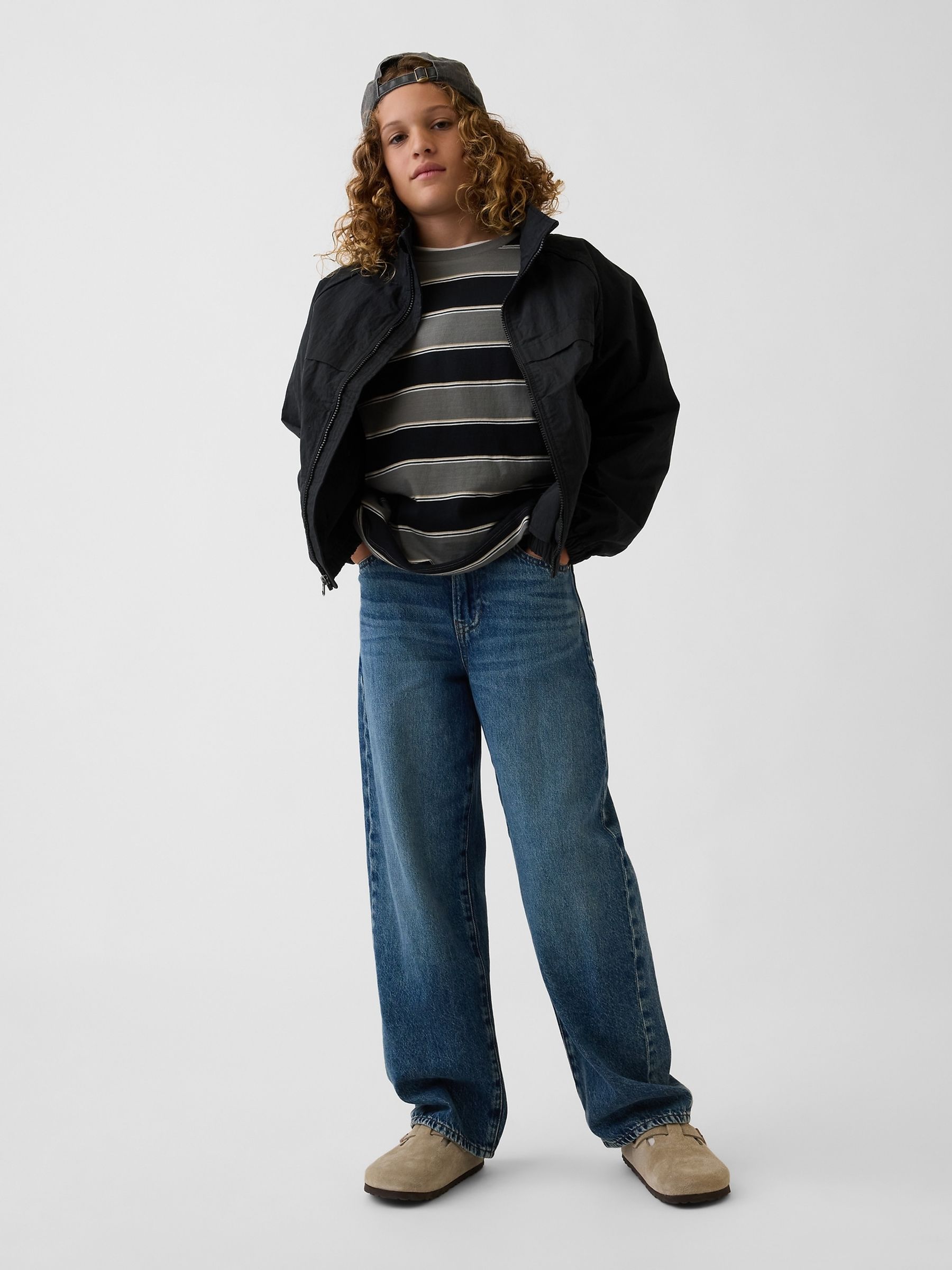 Black Relaxed Track Jacket - Image 3 of 5