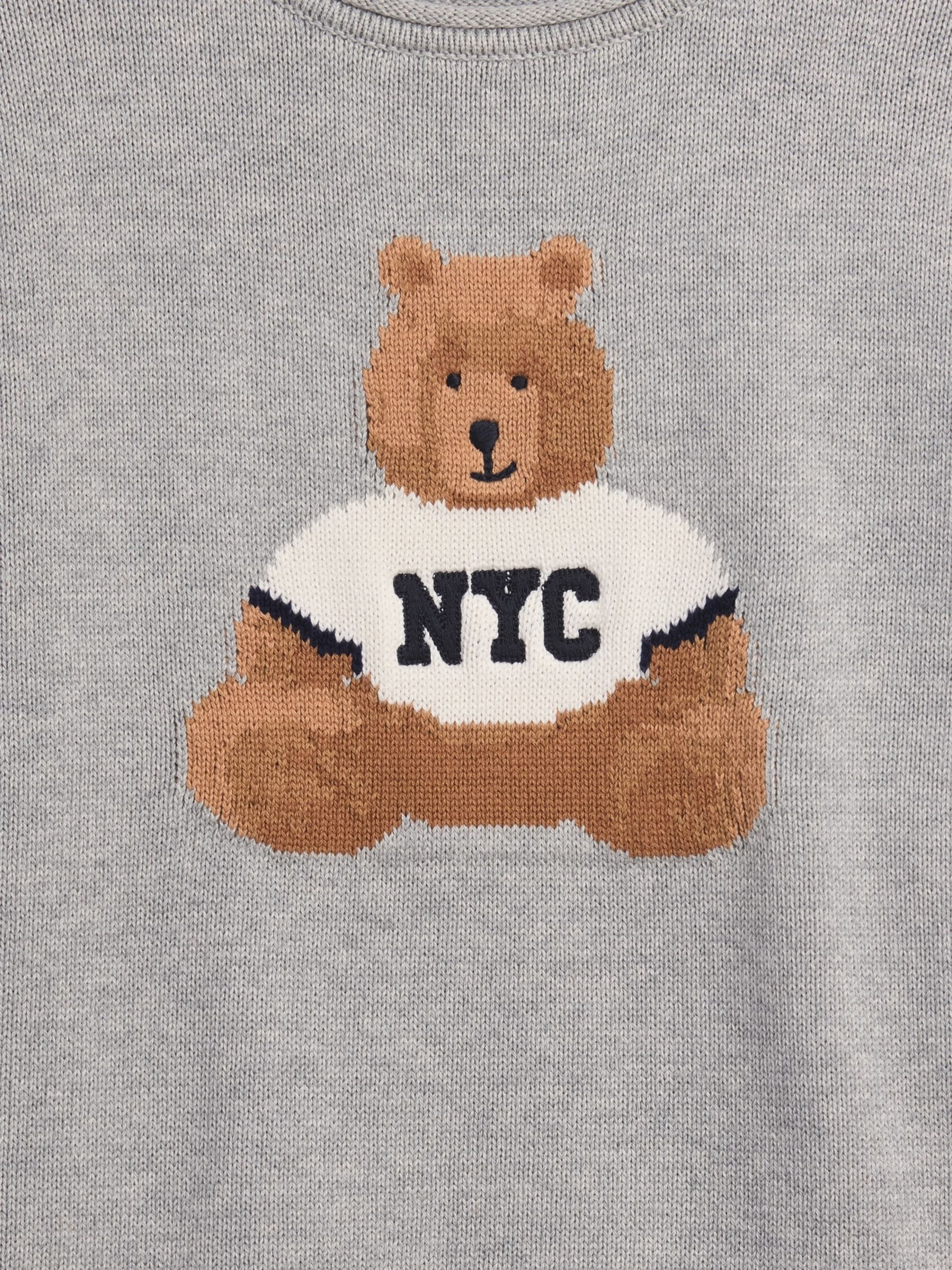 Grey Brannan Bear Oversized Rolled Neck Jumper - Image 5 of 5