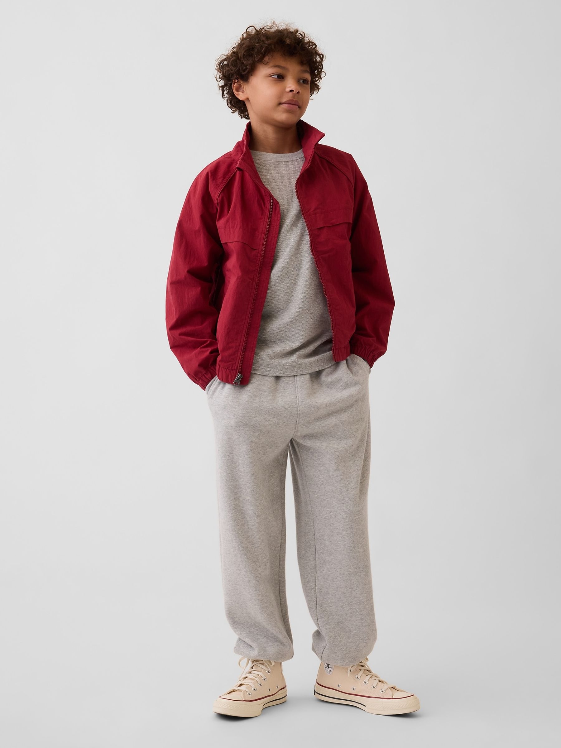 Red Relaxed Track Jacket - Image 3 of 5