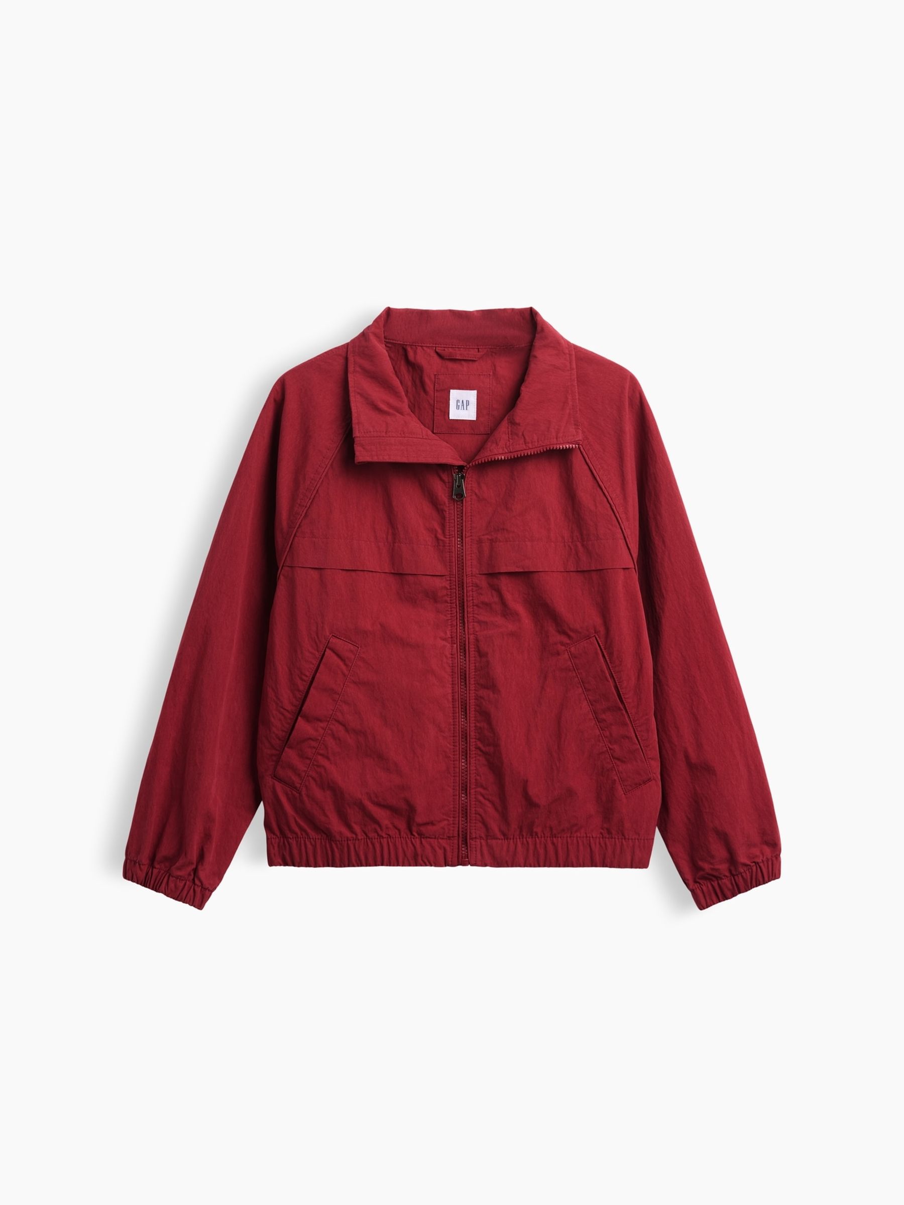Red Relaxed Track Jacket - Image 4 of 5