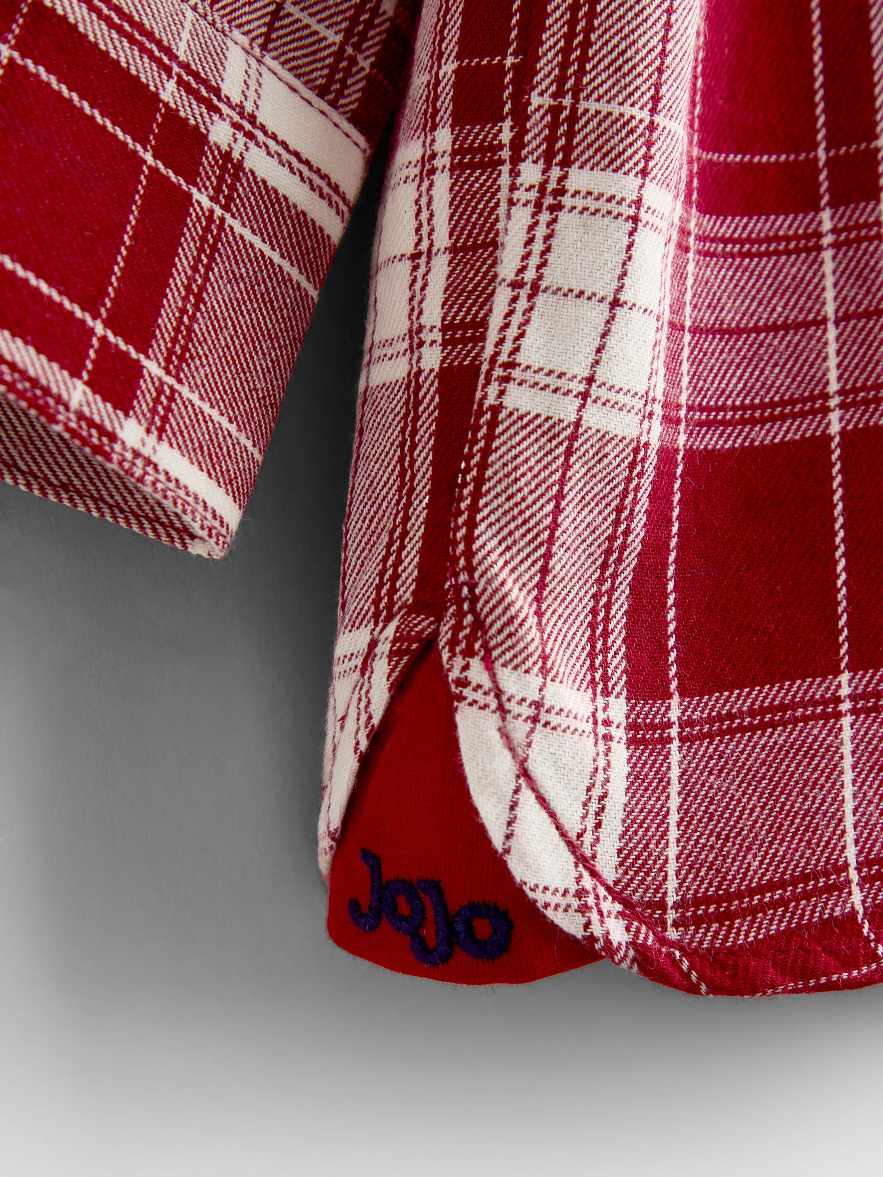 Dark Red Check Shirt & Trouser Set - Image 8 of 8 Dark Red Check Shirt & Trouser Set - Image 8 of 8