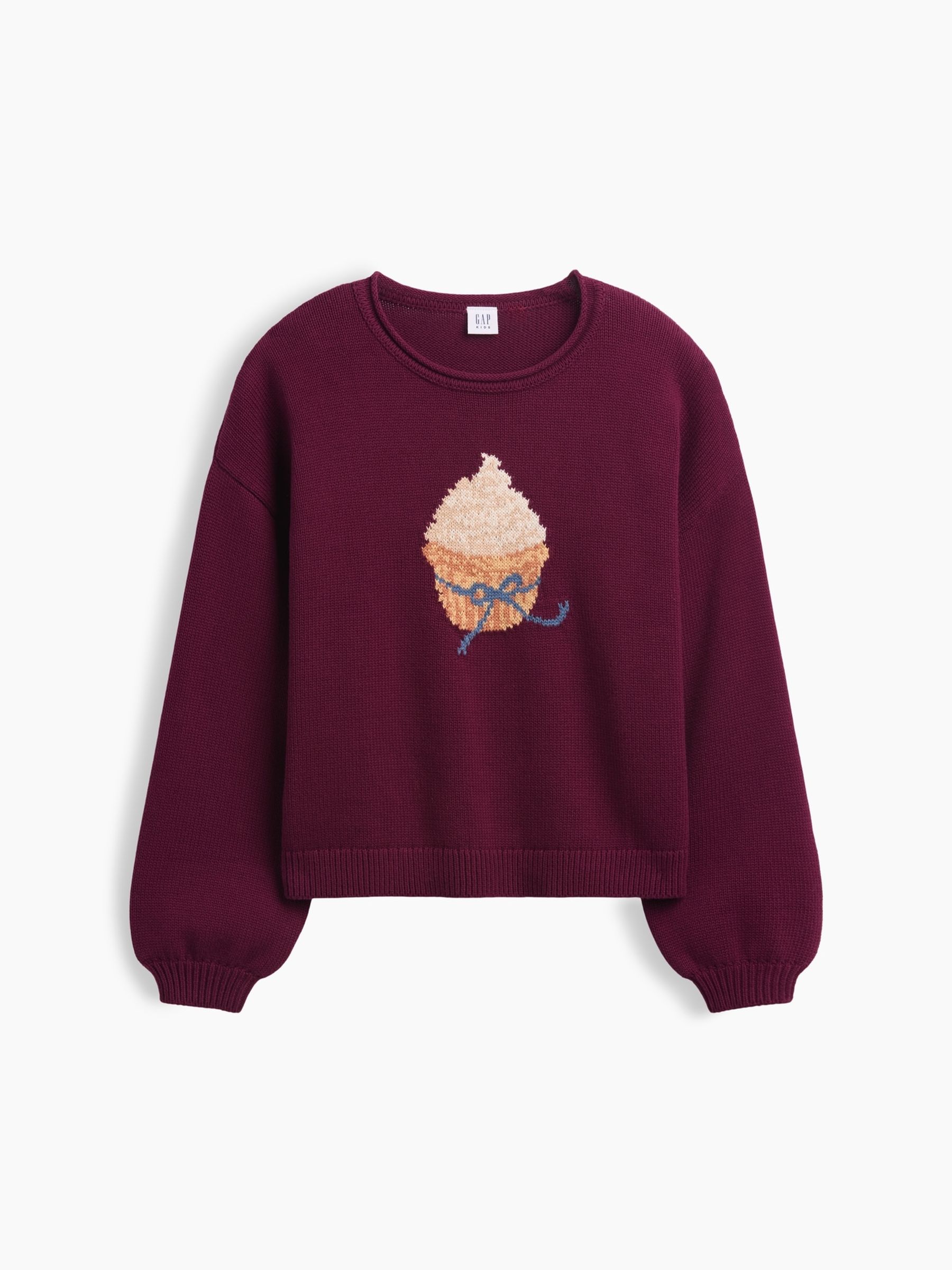 Red Oversized Rolled Neck Jumper - Image 4 of 5