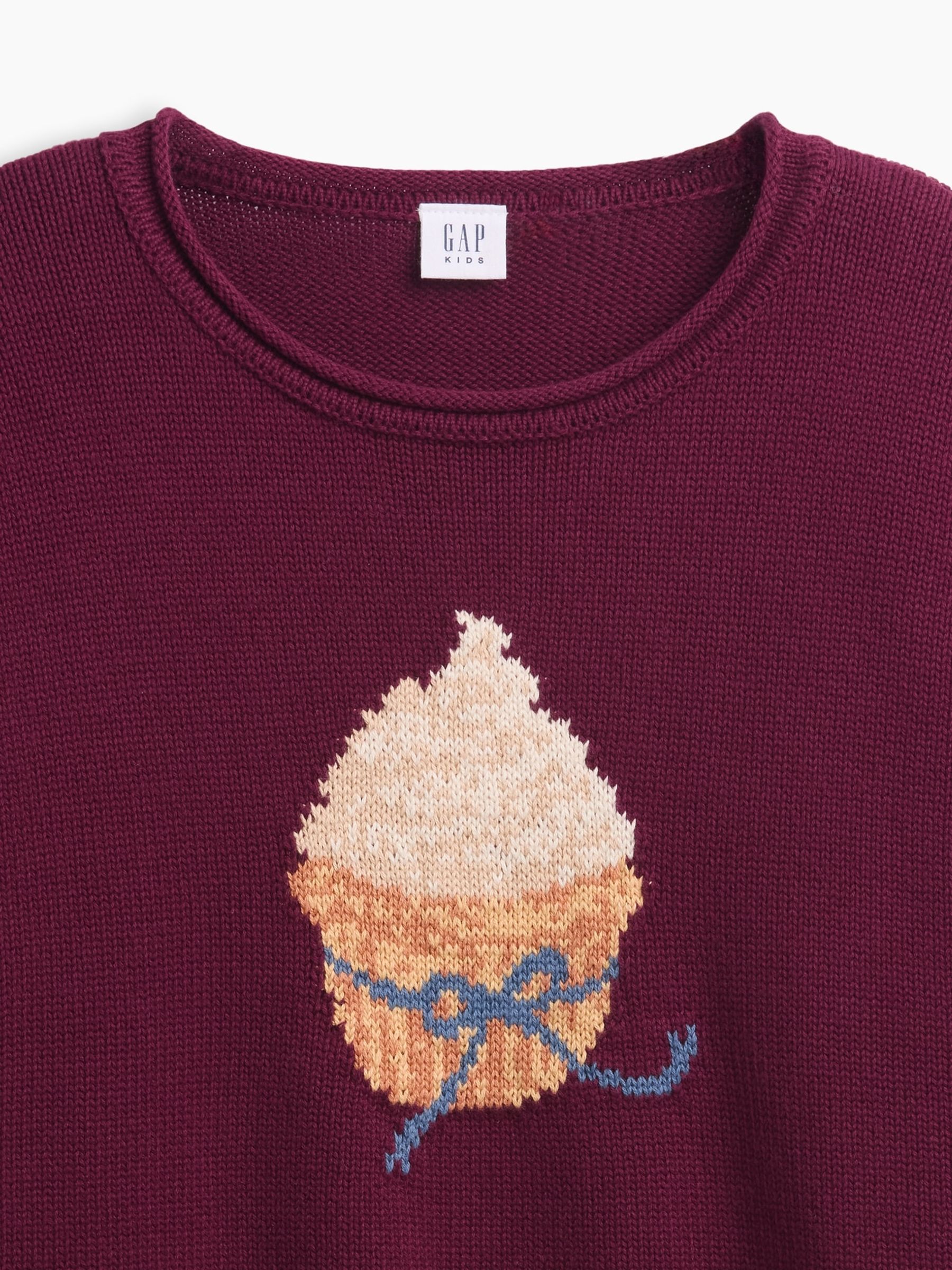 Red Oversized Rolled Neck Jumper - Image 5 of 5