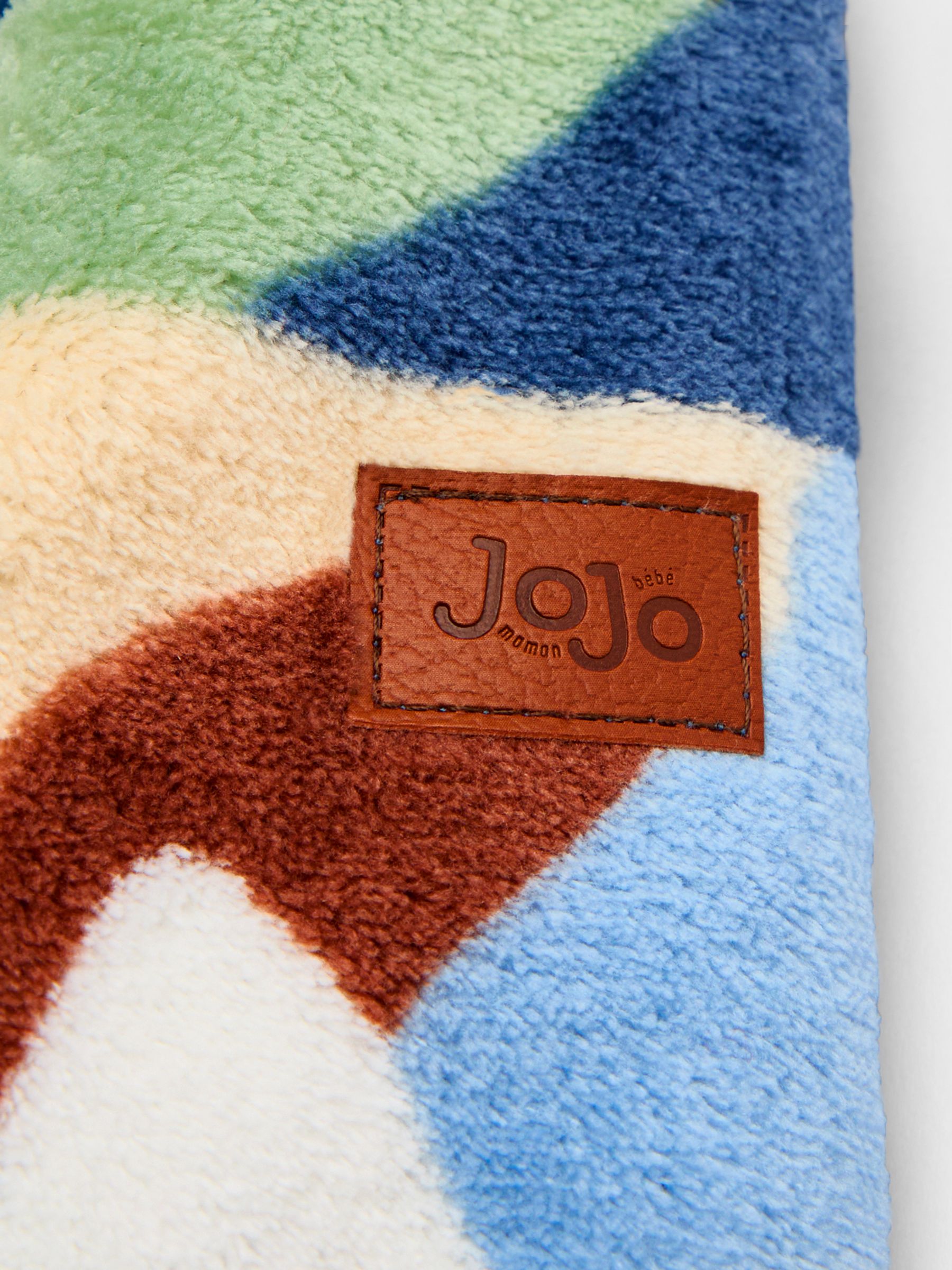 Blue Abstract Mountain Borg Fleece Jacket - Image 4 of 4