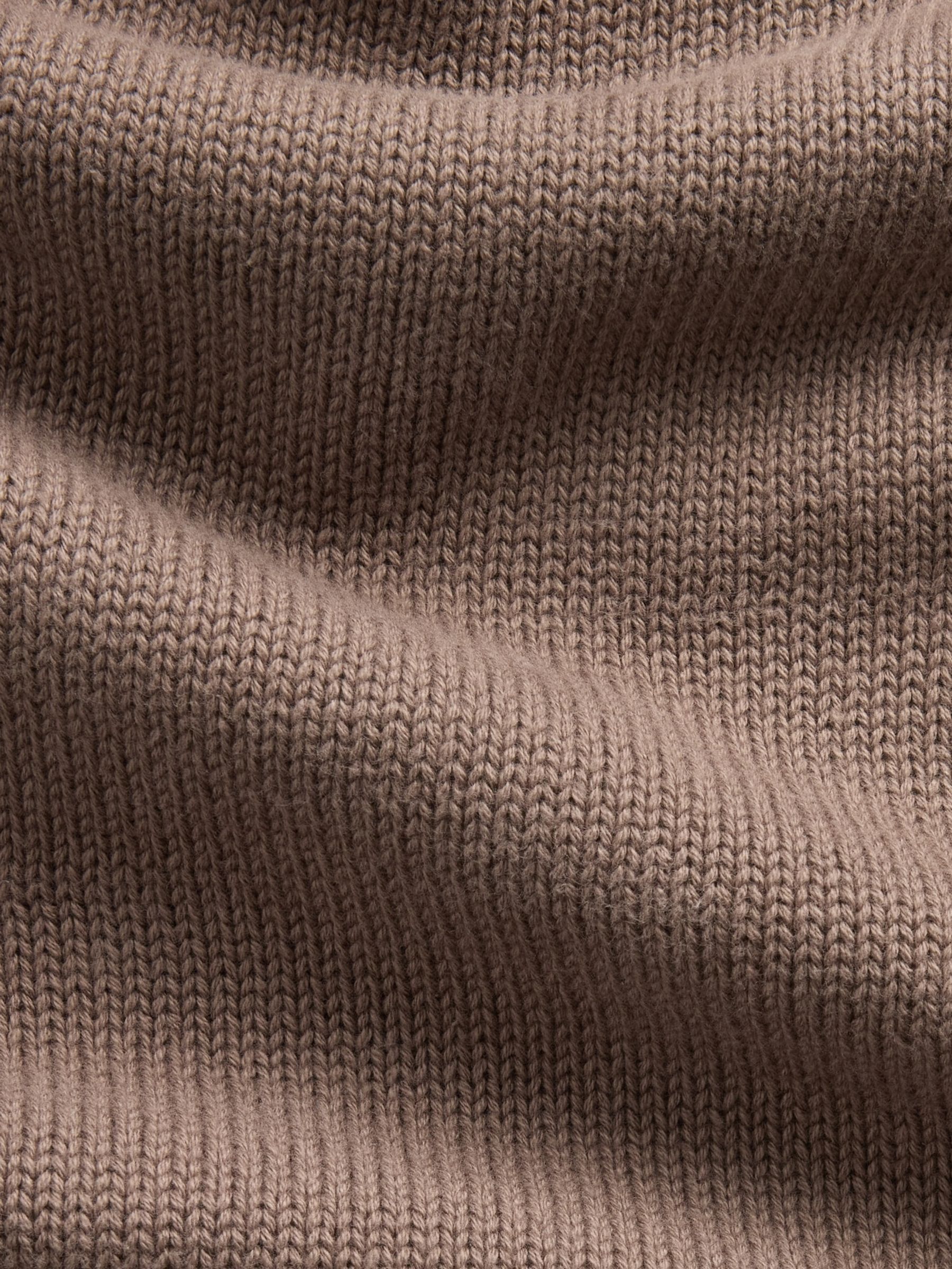 Brown Oversized Rolled Neck Jumper - Image 5 of 5