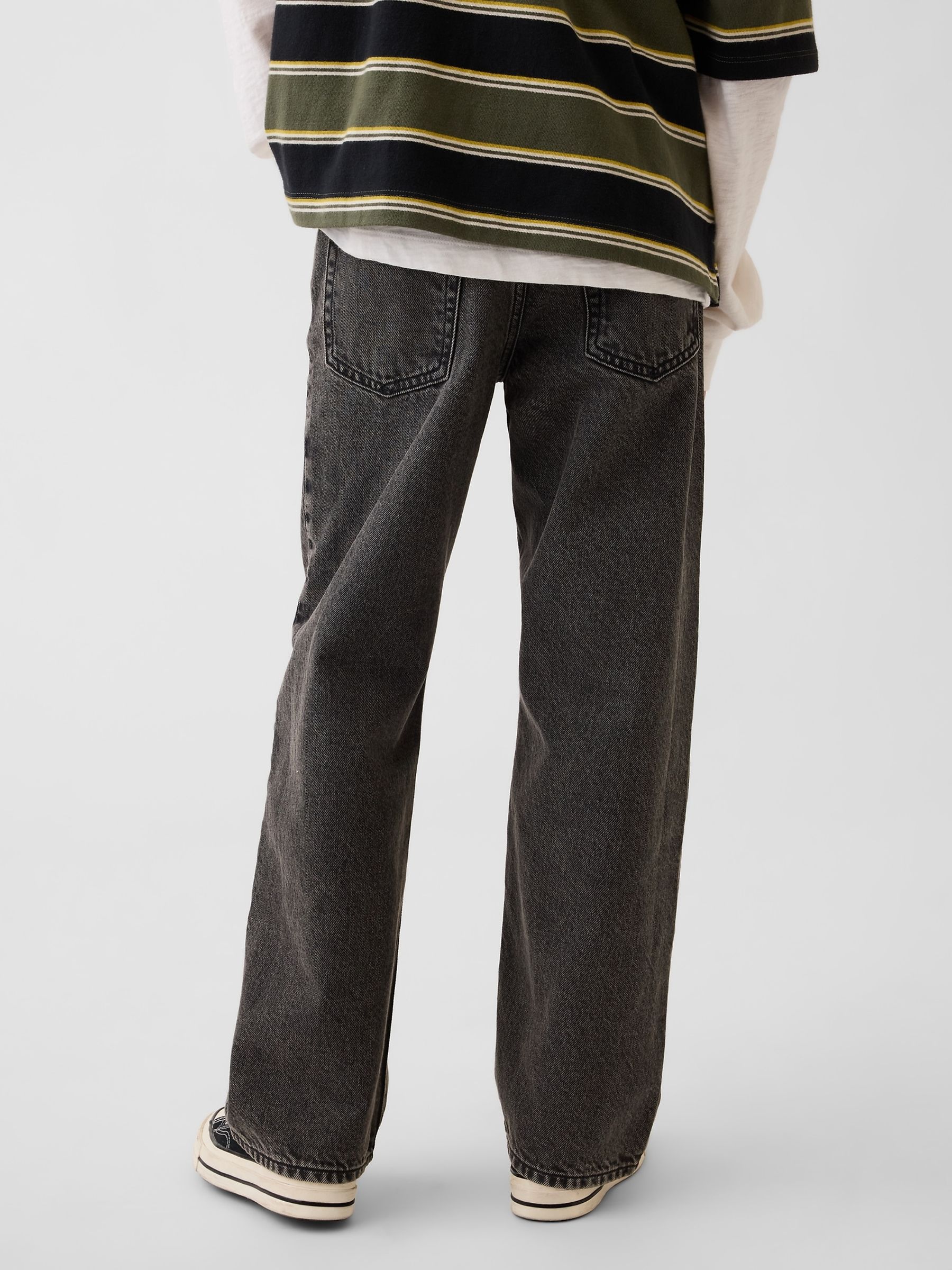 Black 90's Loose Jeans - Image 2 of 4
