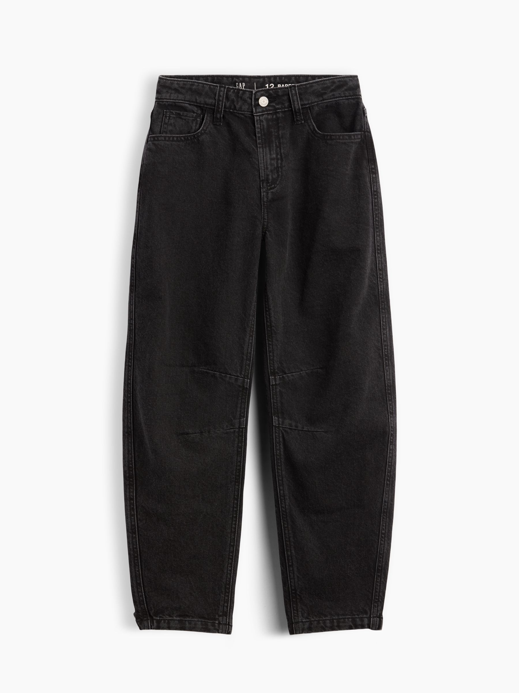 Black Barrel Cargo Jeans - Image 4 of 5