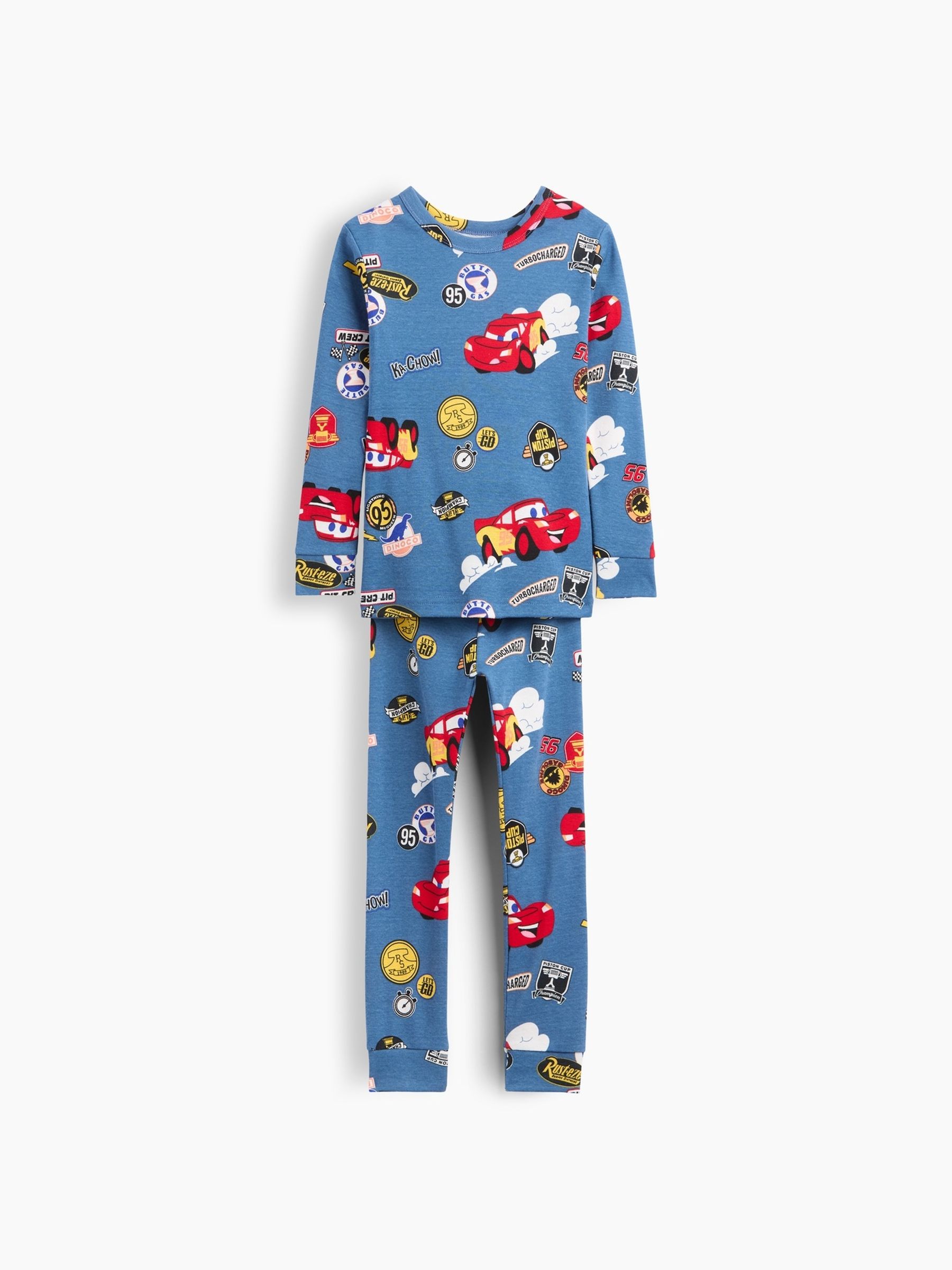 Blue Disney Cars Print Pyjamas Set - Image 1 of 3 Blue Disney Cars Print Pyjamas Set - Image 1 of 3
