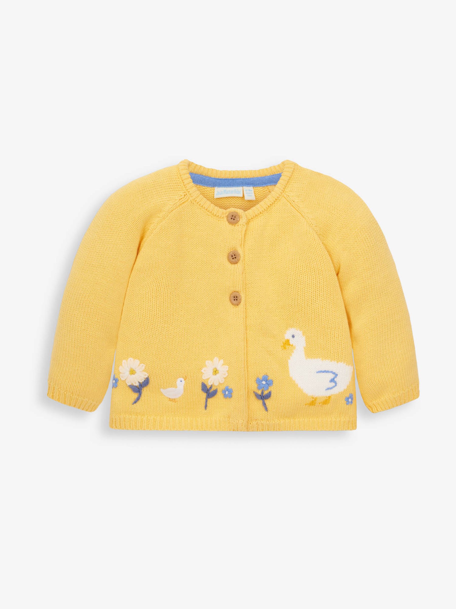 Lemon Girls' Lemon Yellow Duck Cardigan - Image 1 of 5
