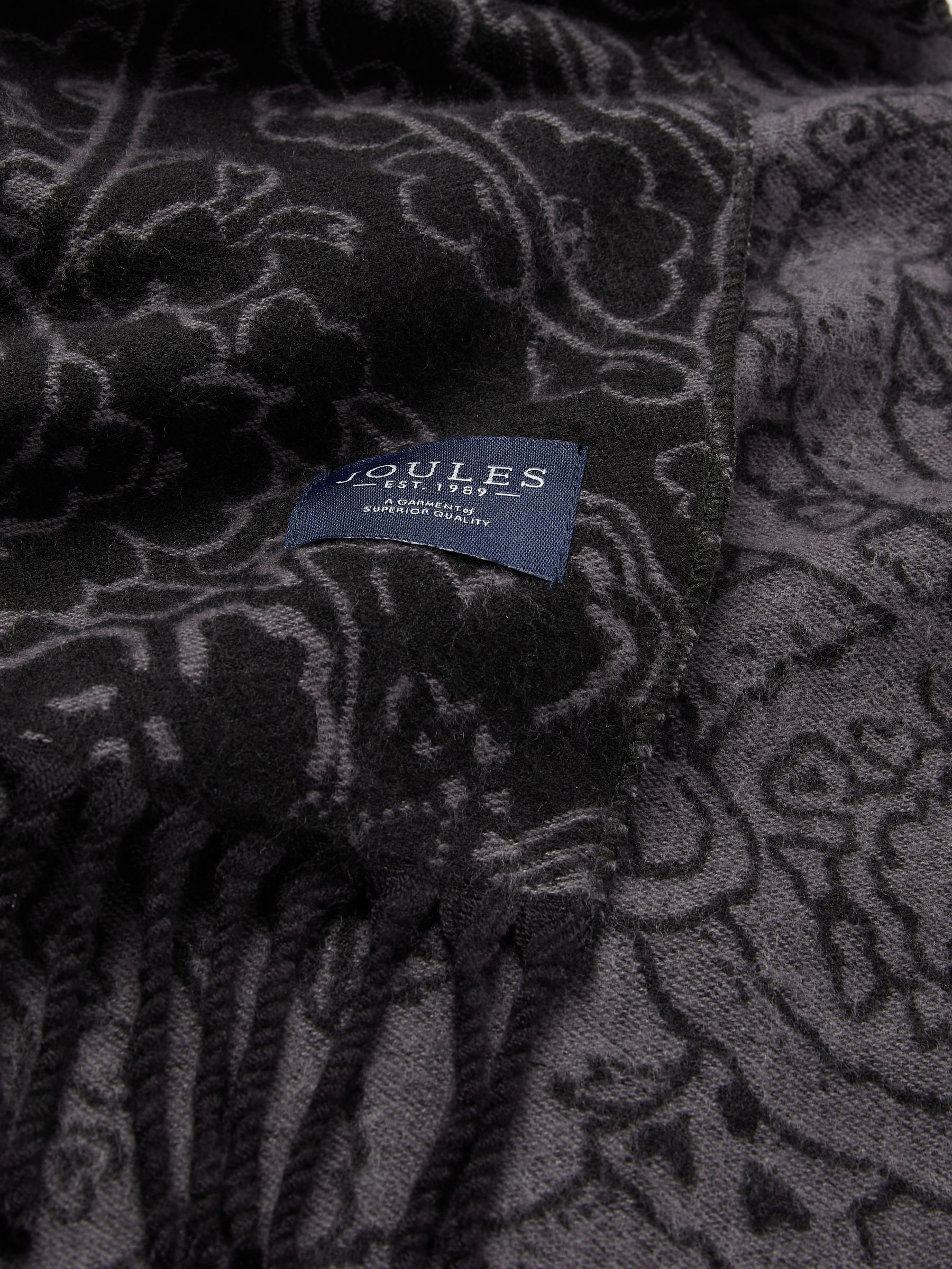 Elissa Black Paisley Jaquard Scarf - Image 5 of 5