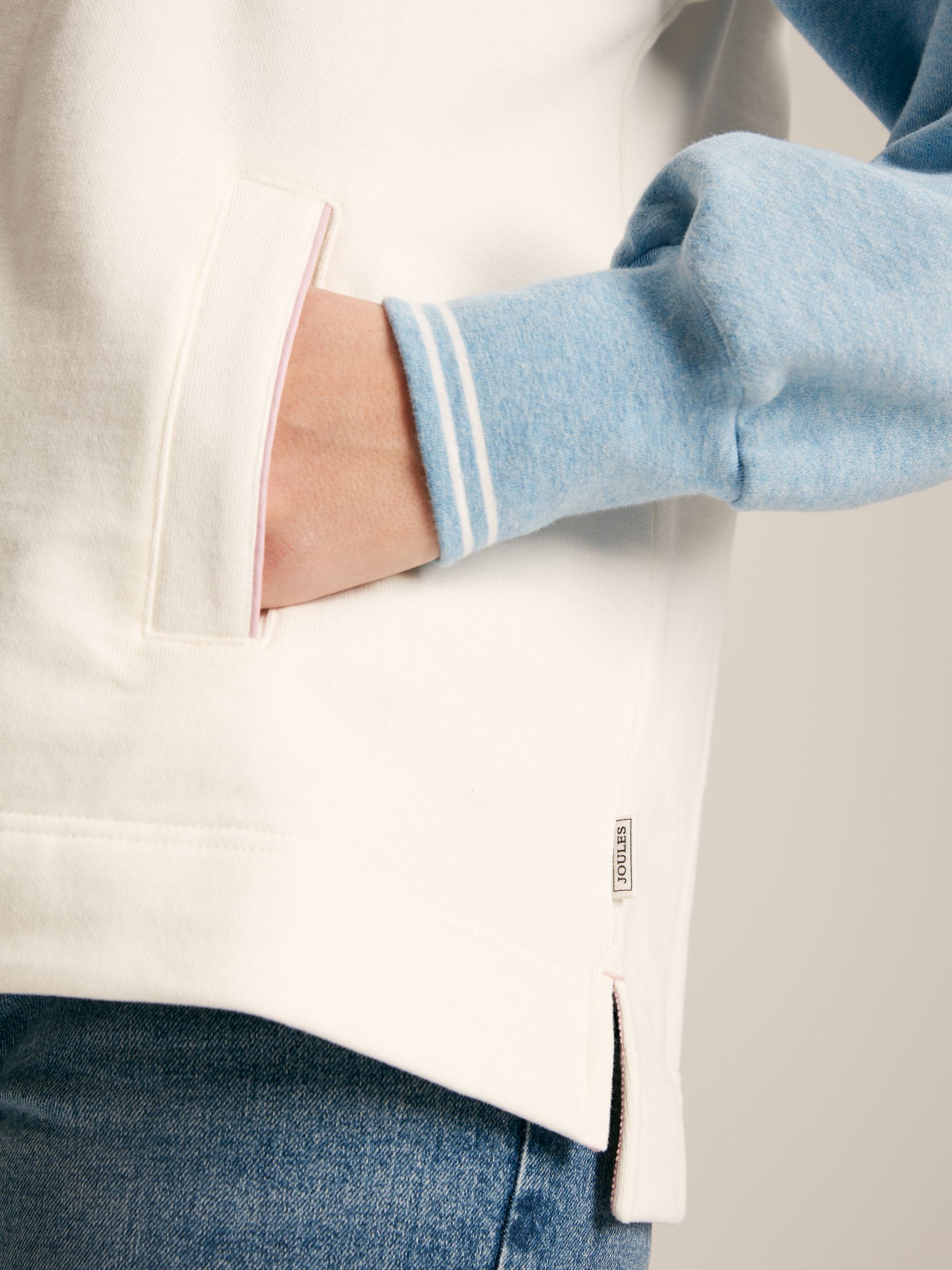Burnham Multi Funnel Neck Quarter Zip Sweatshirt - Image 6 of 9