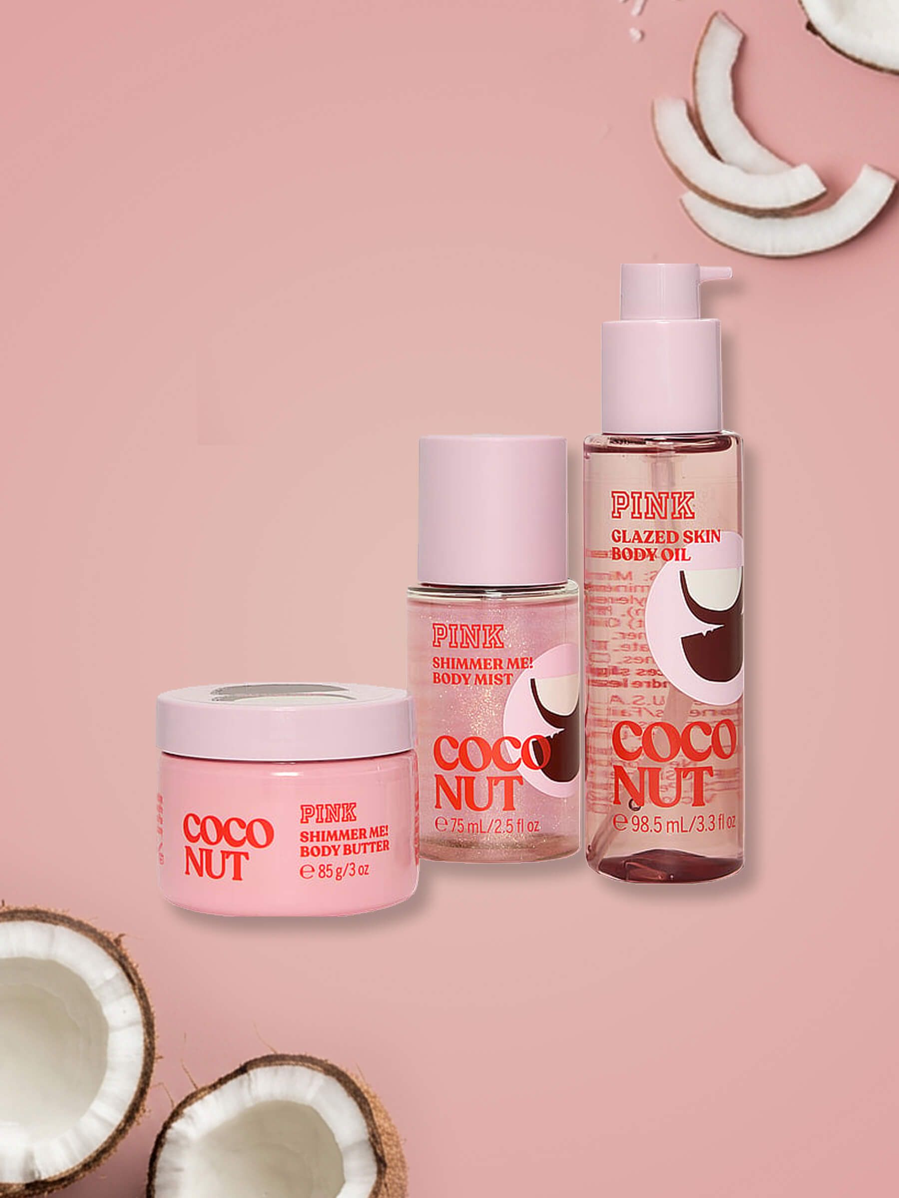 Coconut Shimmer Travel Set 3 Piece - Image 1 of 2