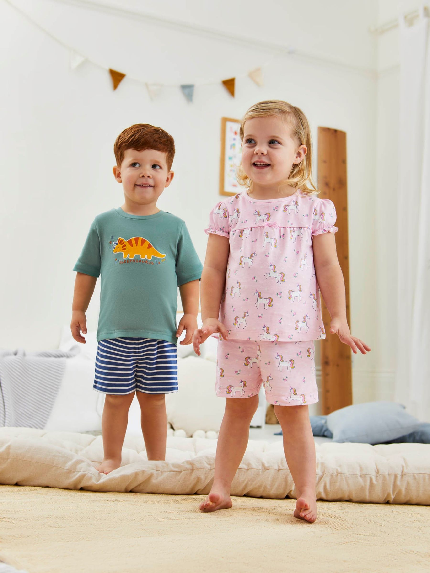 Denim Boys' 2-Pack Dinosaur Jersey Pyjamas - Image 11 of 11