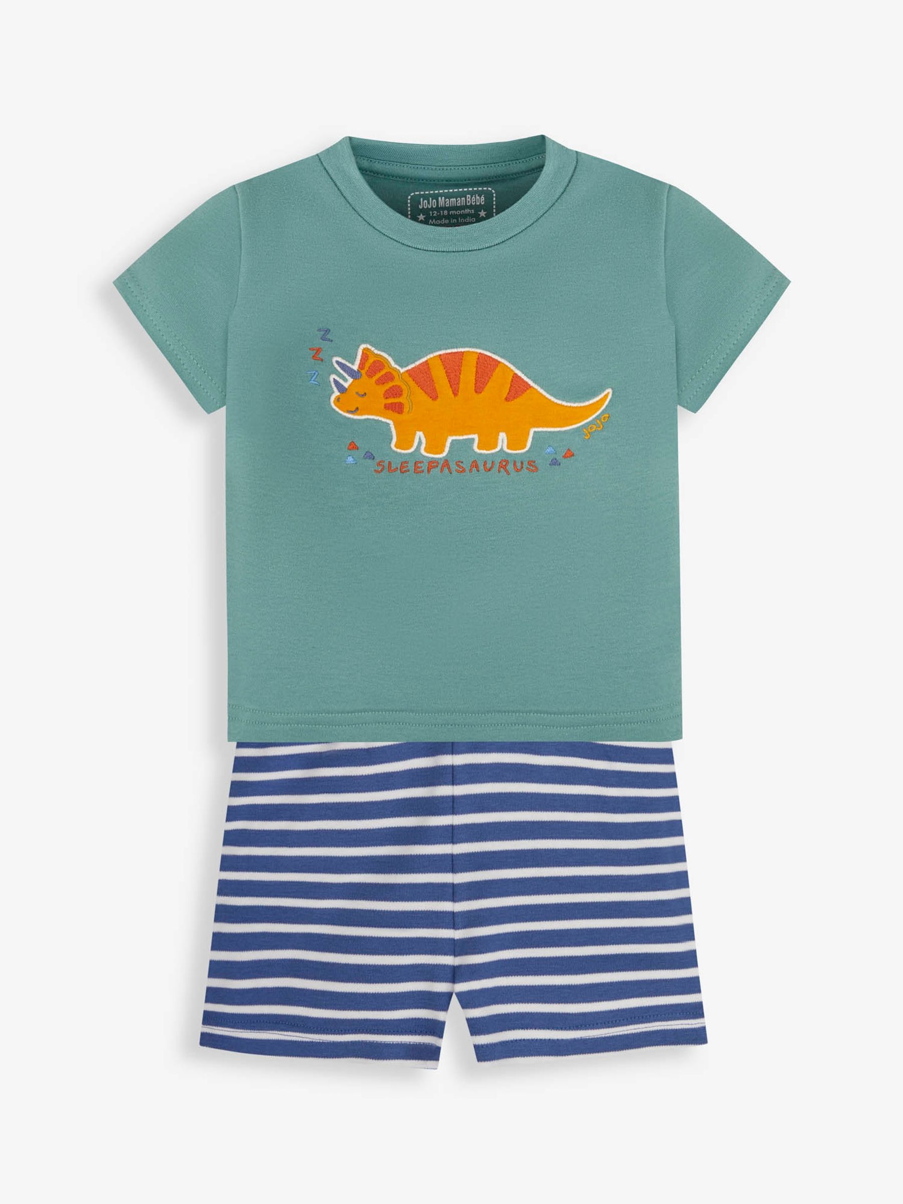 Denim Boys' 2-Pack Dinosaur Jersey Pyjamas - Image 2 of 11