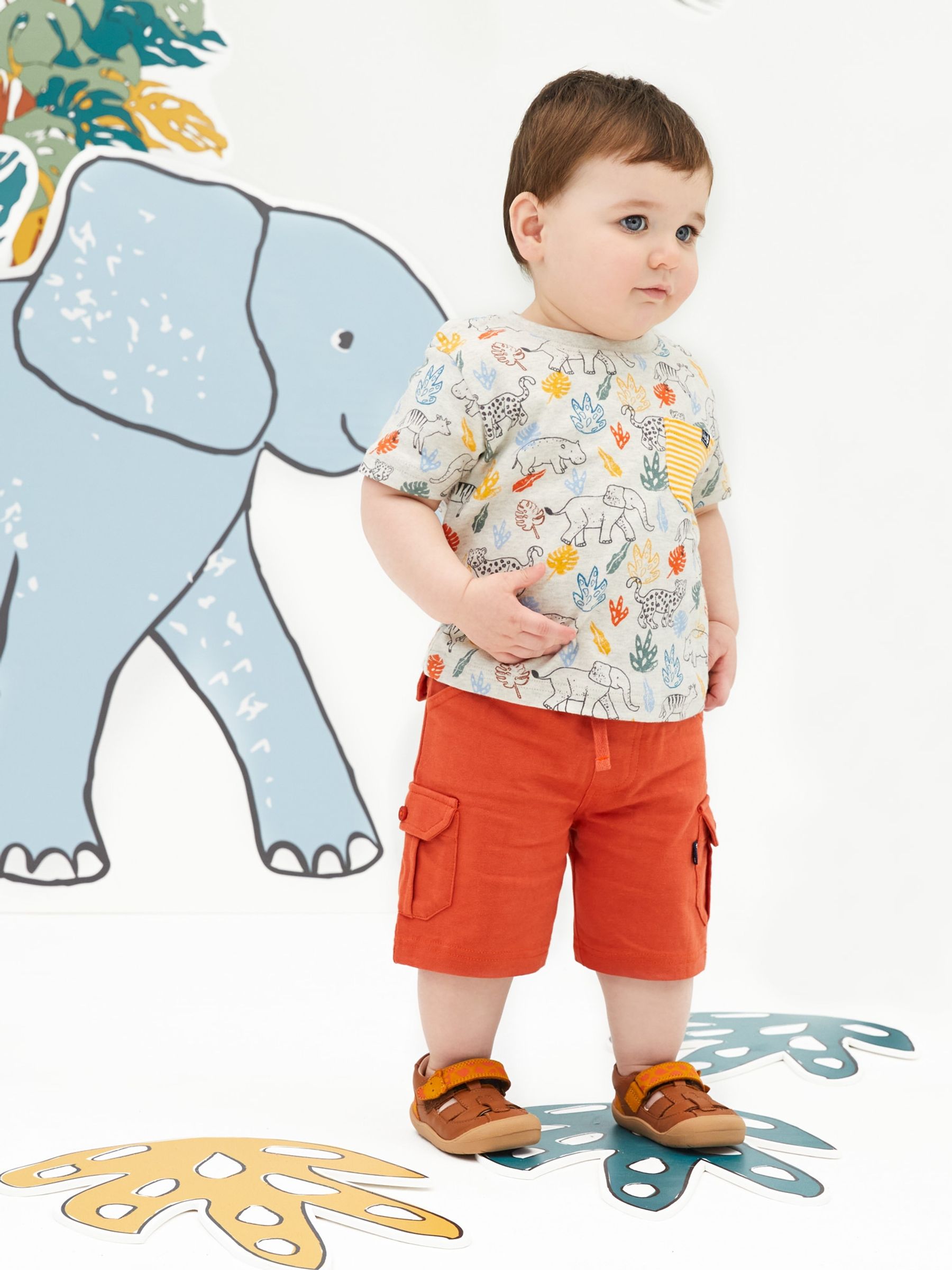 Natural Kids' Rainforest Print T-Shirt - Image 2 of 3