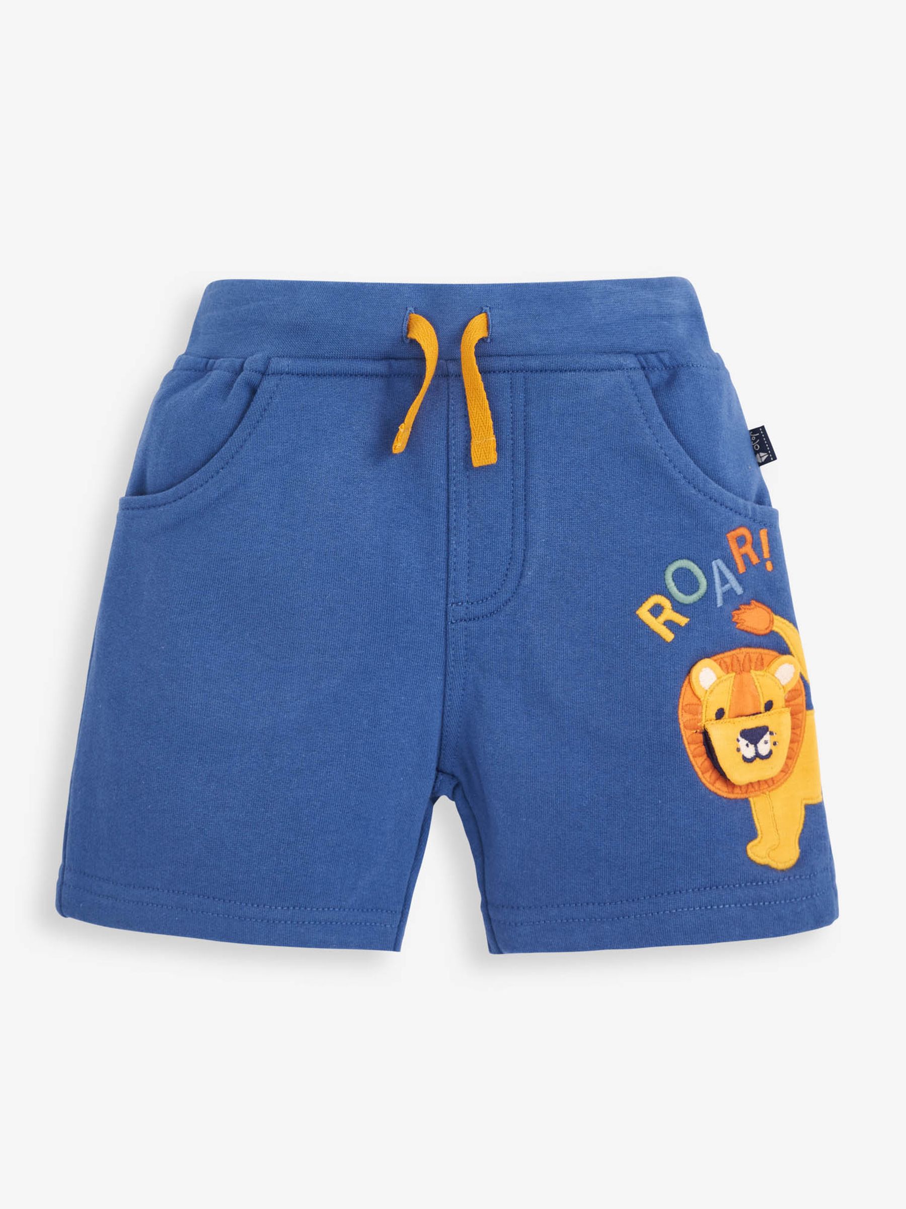 Indigo Boys' Indigo Lion Appliqué Pet in Pocket Shorts - Image 1 of 5