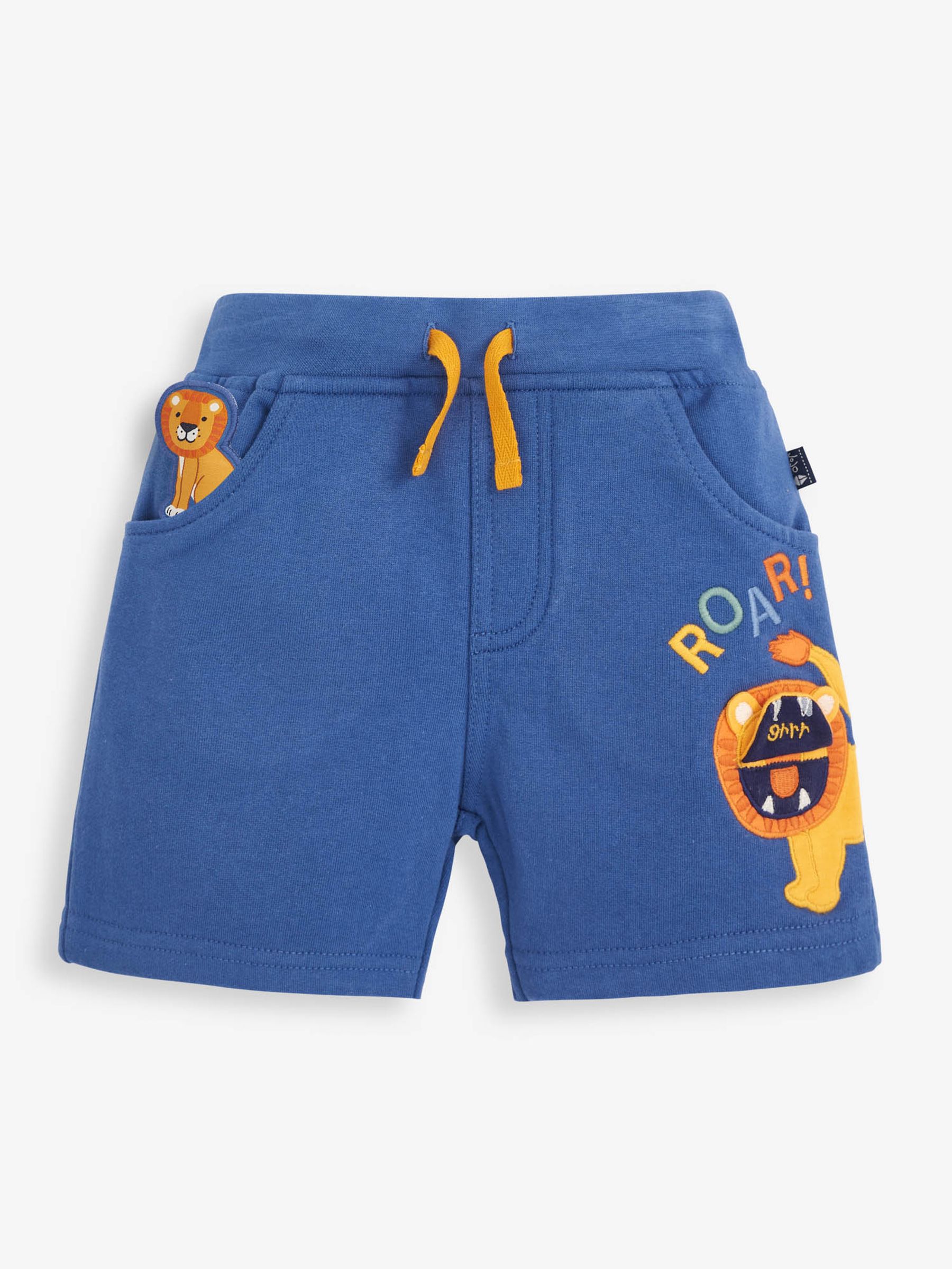 Indigo Boys' Indigo Lion Appliqué Pet in Pocket Shorts - Image 2 of 5