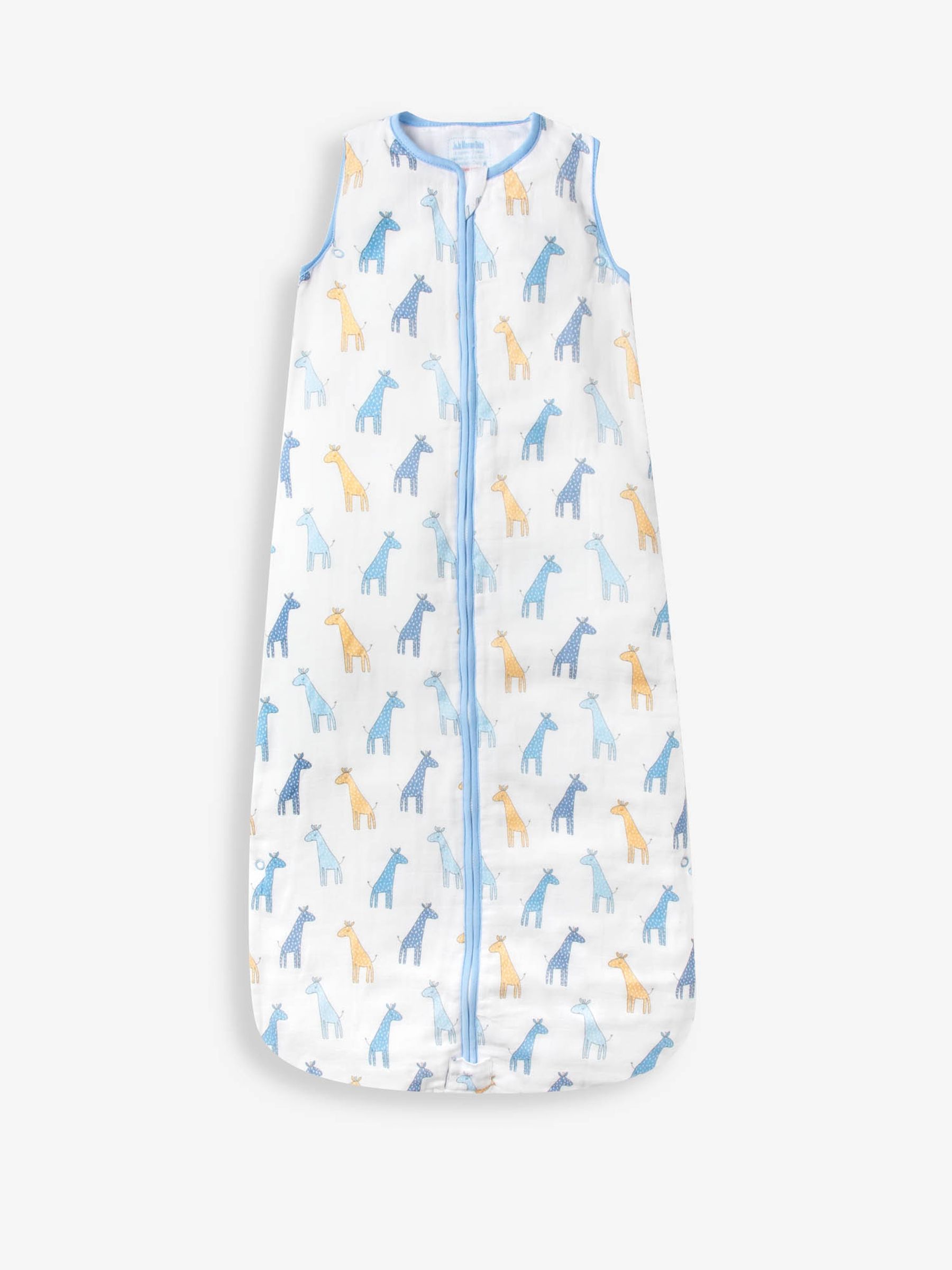 Blue Giraffe 1 Tog Toddler Muslin Sleeping Bag - Image 1 of 2