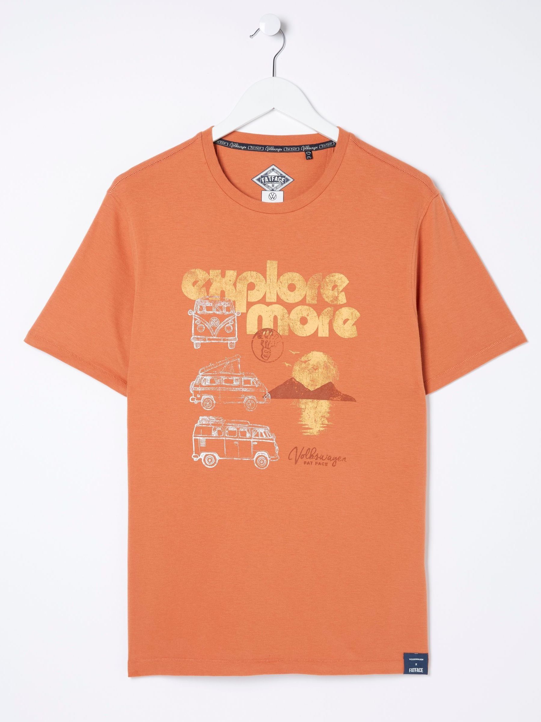 Orange VW Explore More T-Shirt - Image 5 of 5