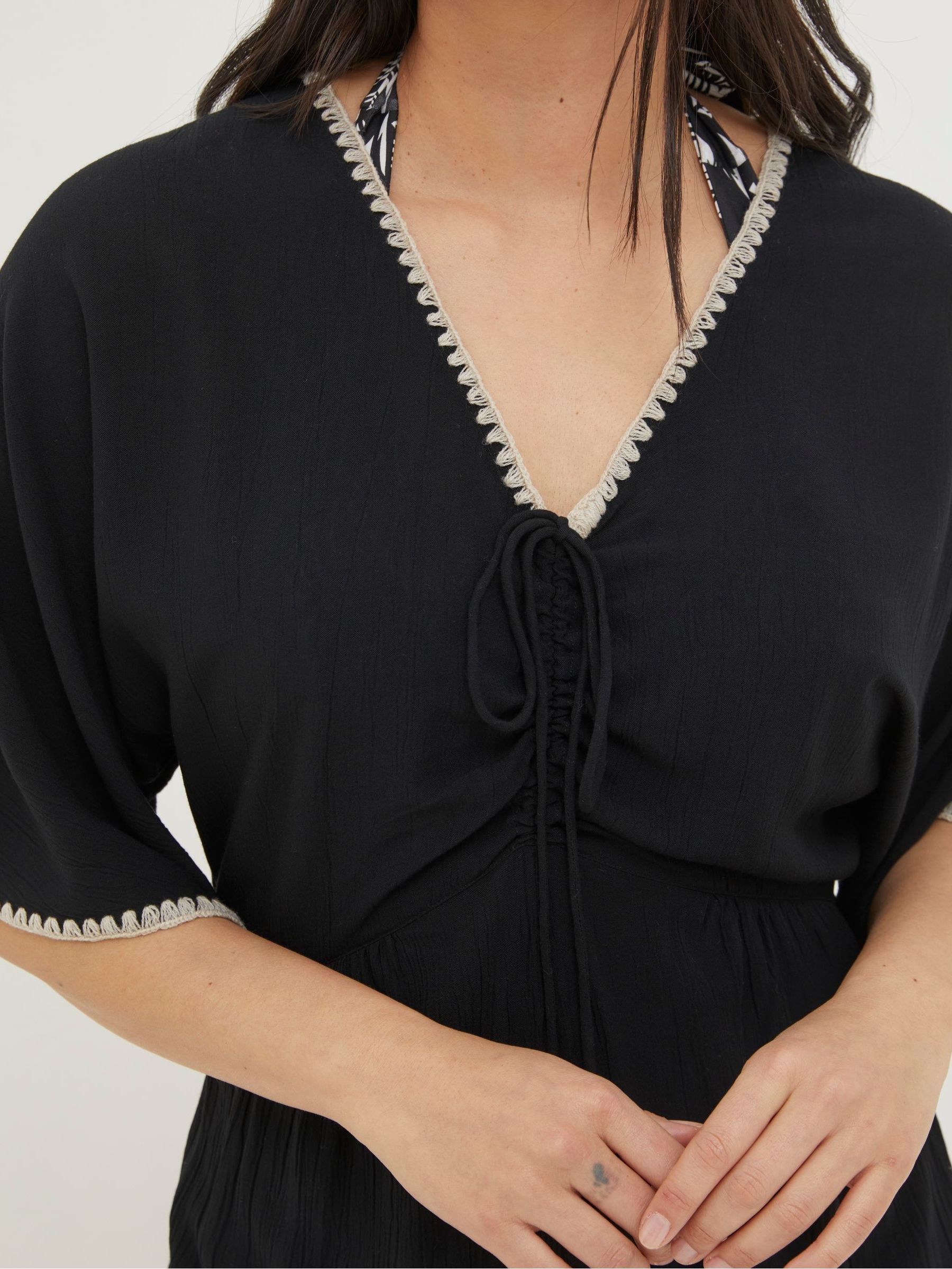 Selene Black Beach Jumpsuit - Image 5 of 6
