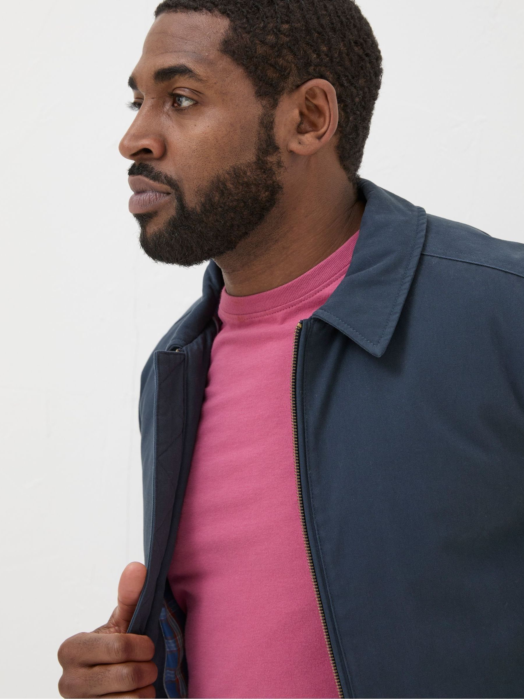 Chester Blue Bomber Jacket - Image 3 of 6