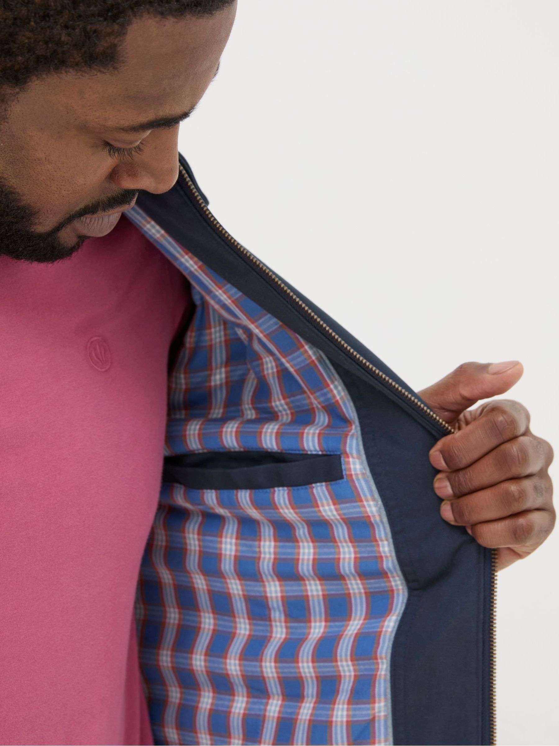 Chester Blue Bomber Jacket - Image 5 of 6