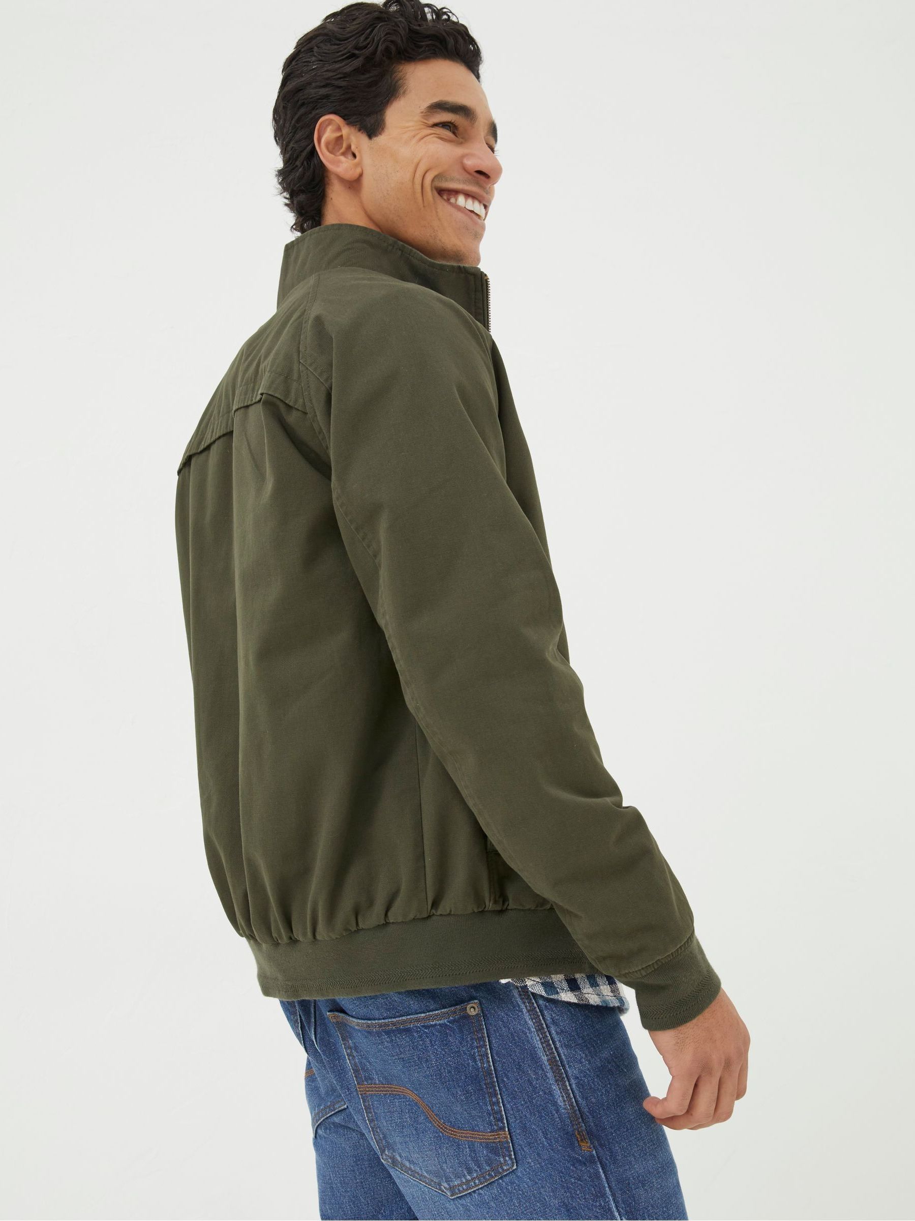 Harrington Green Bomber Jacket - Image 2 of 5