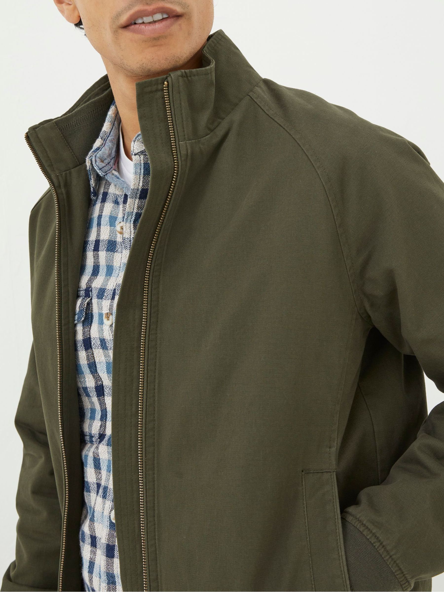 Harrington Green Bomber Jacket - Image 4 of 5